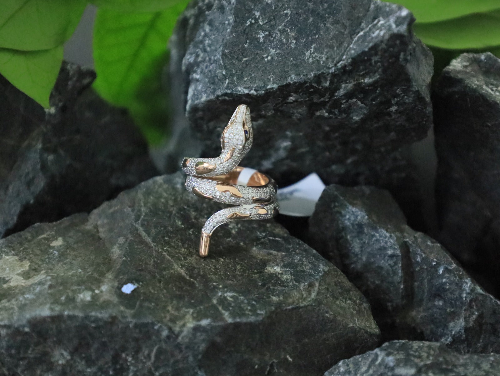 Serpentine Elegance Wrap Ring