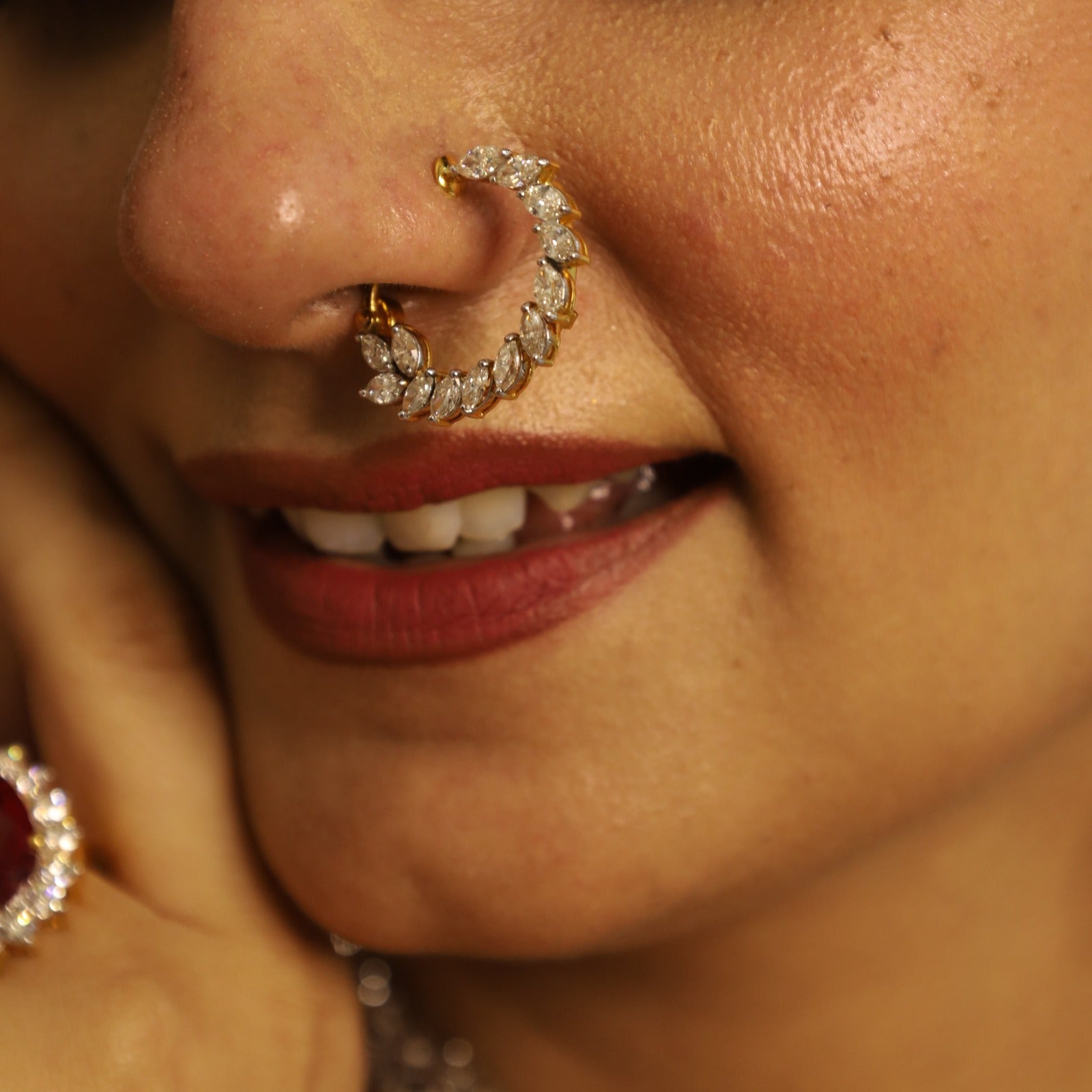 Celestial Marquise Nose Ring