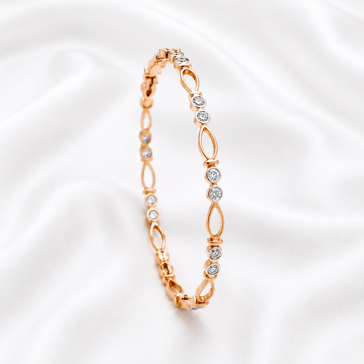Celestial Grace Natural Diamond Bangles
