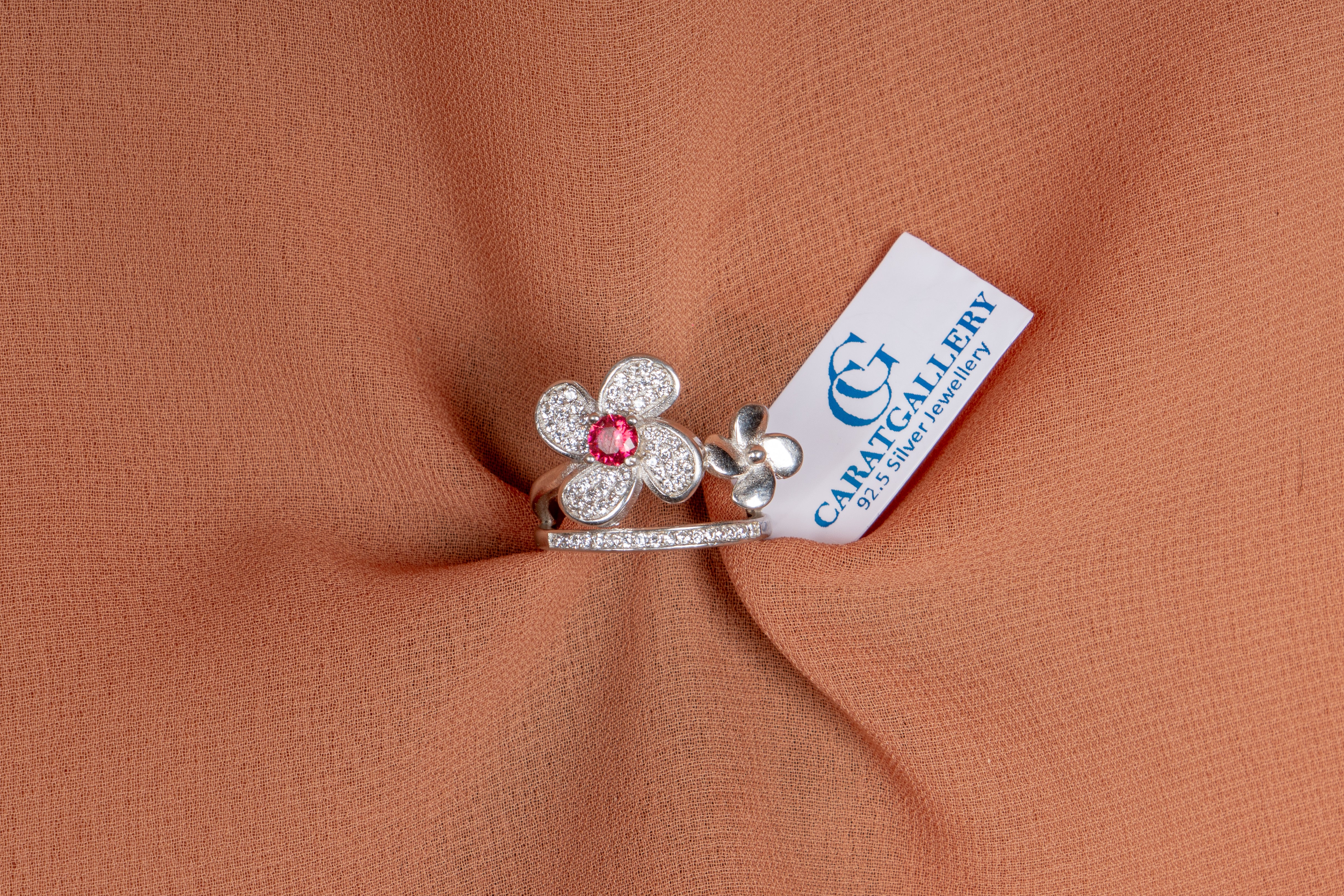 Fleurette Twin Flower Ring