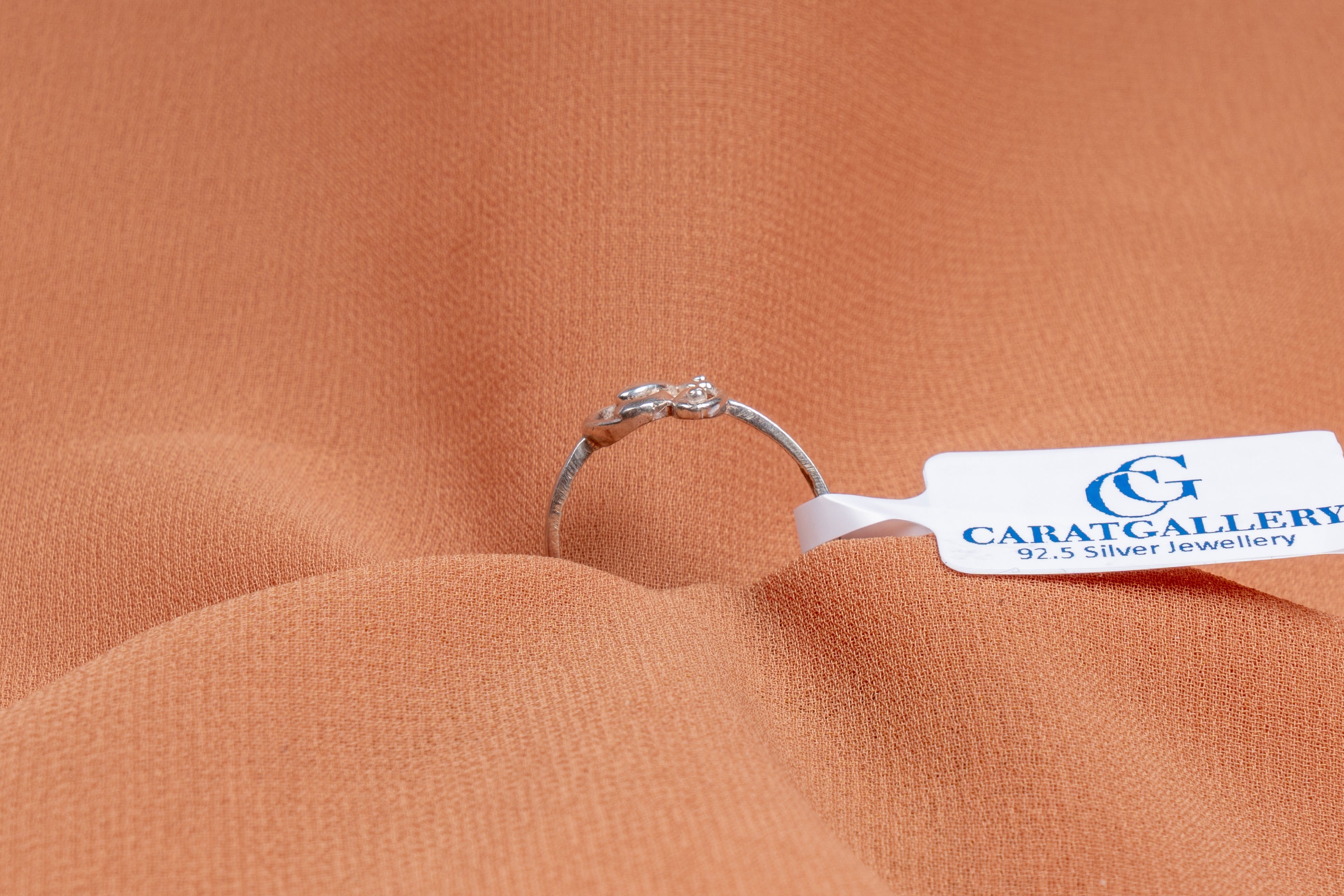 Aanya Om Symbol Silver Ring