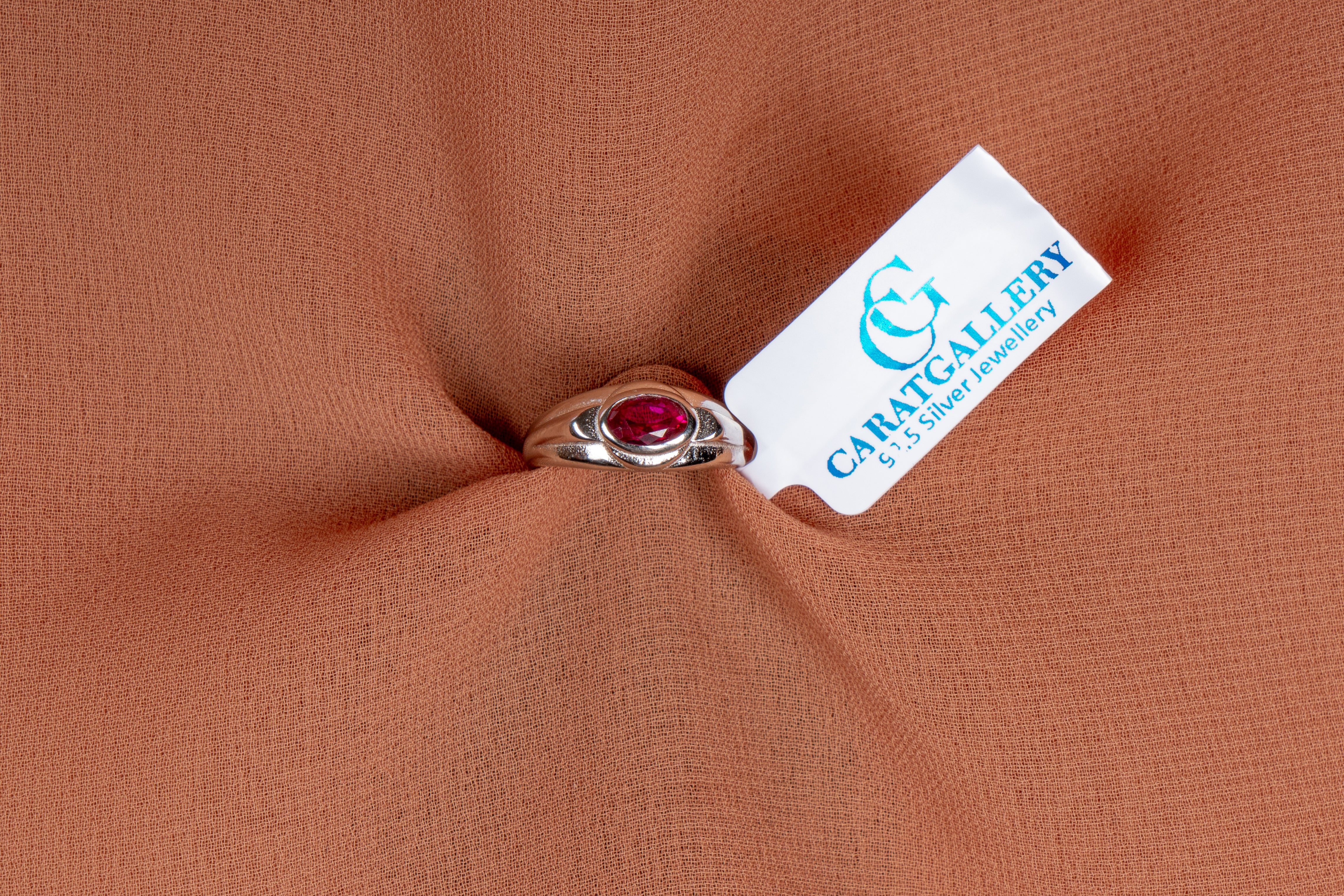 Estienne Ruby Solitaire Ring