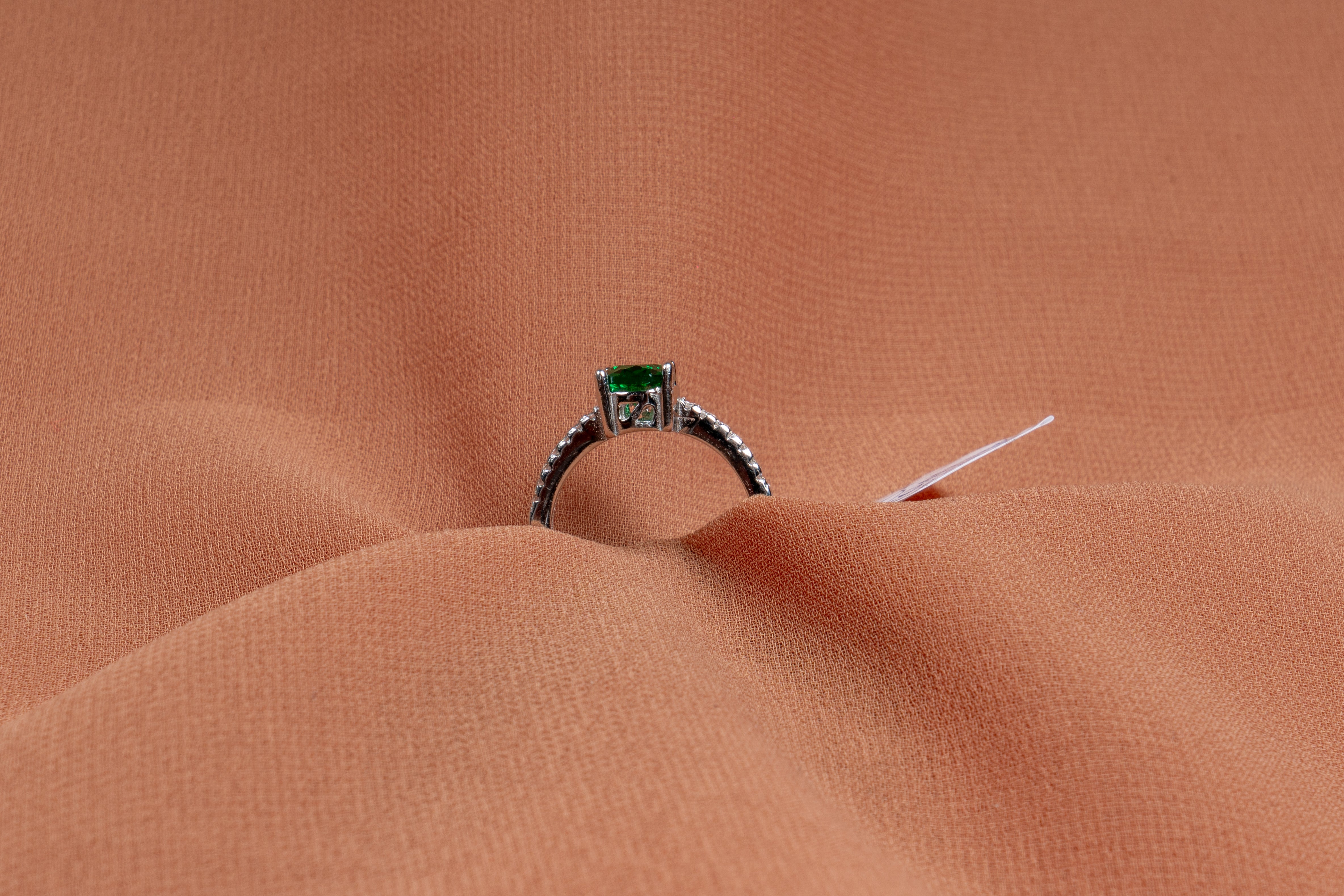 Verdaine Emerald Solitaire Ring