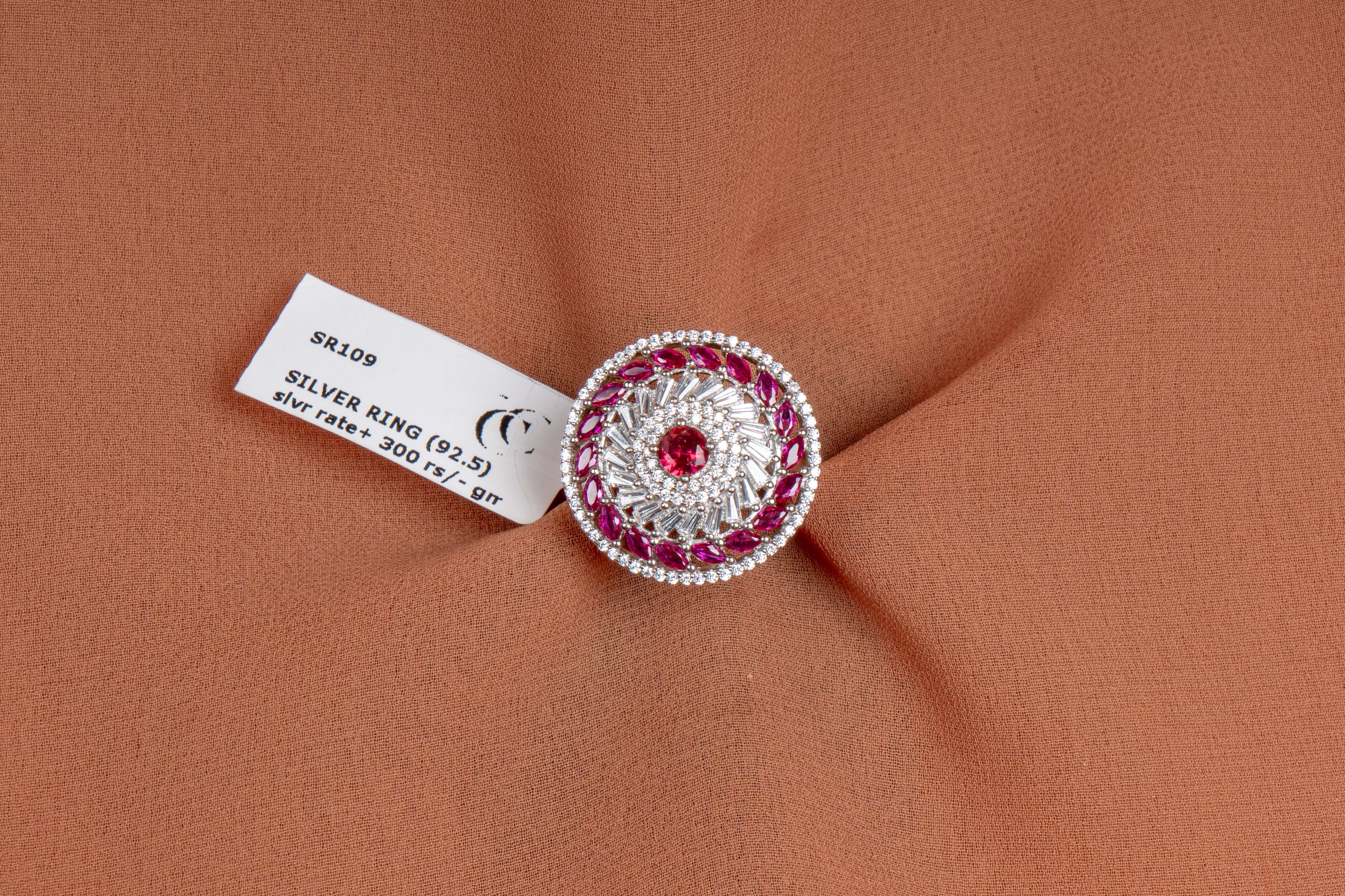 Mandira Medallion Cocktail Ring