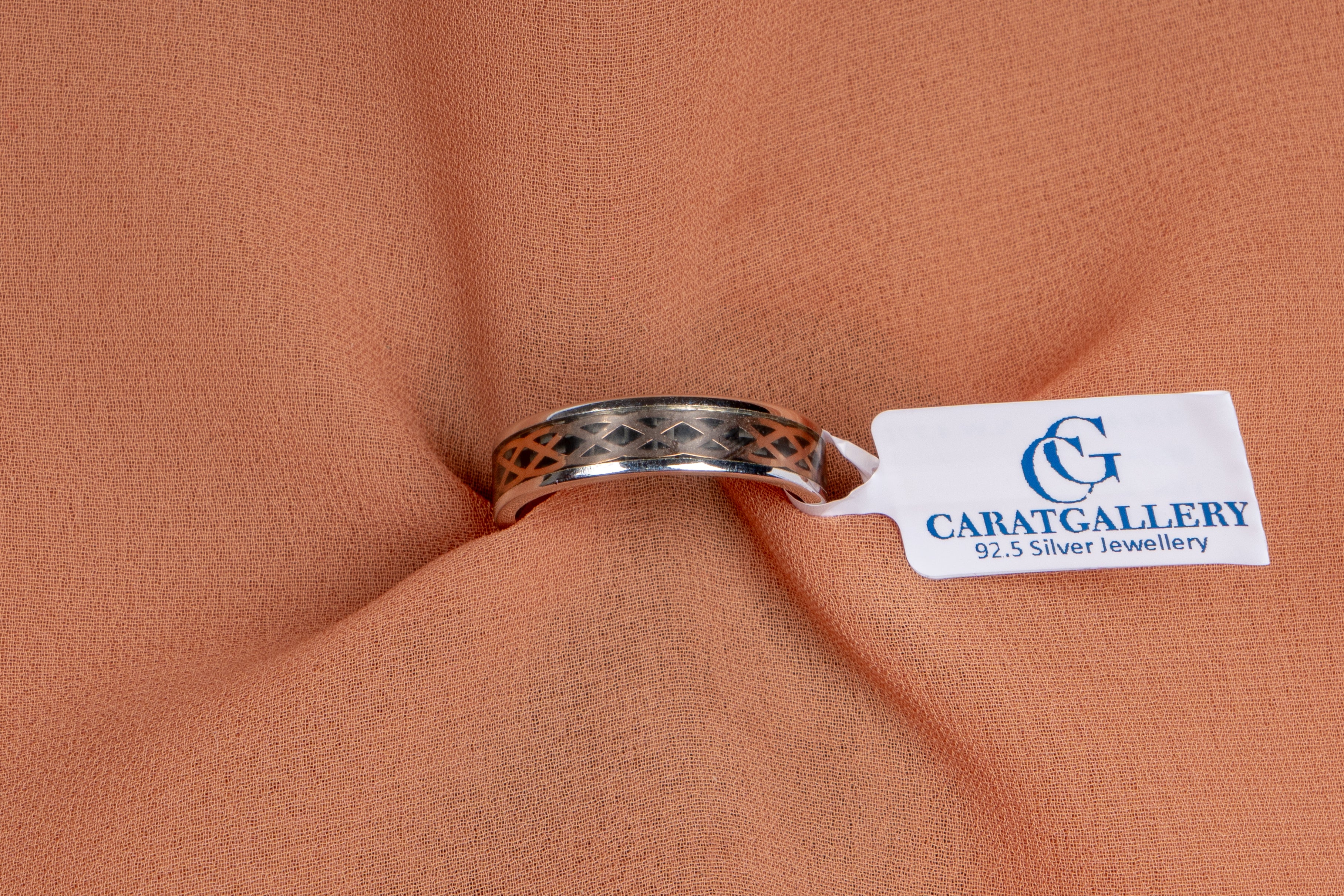 Kellan Celtic Weave Silver Band Ring
