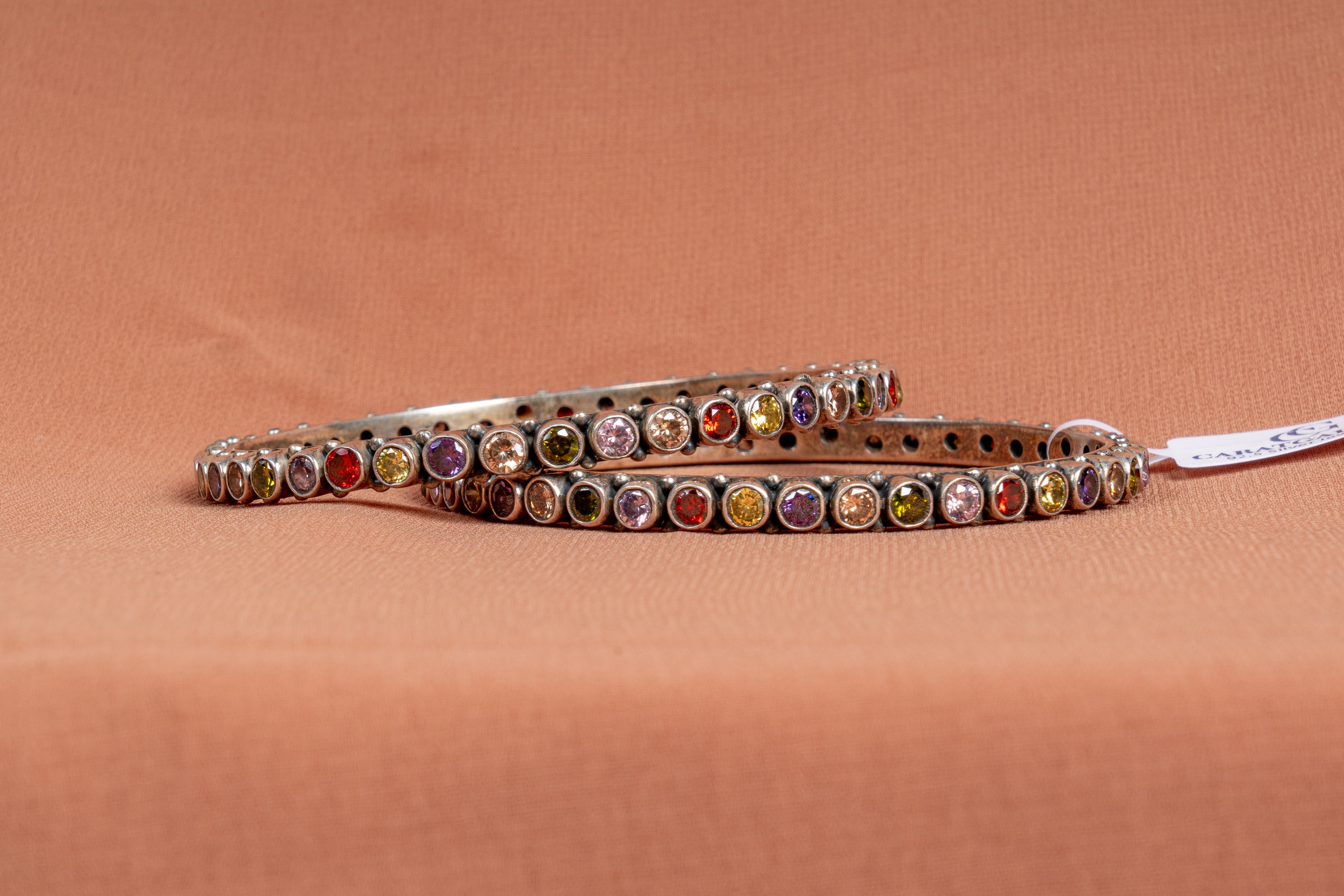 Aurielle Prism Tennis Bangles Set