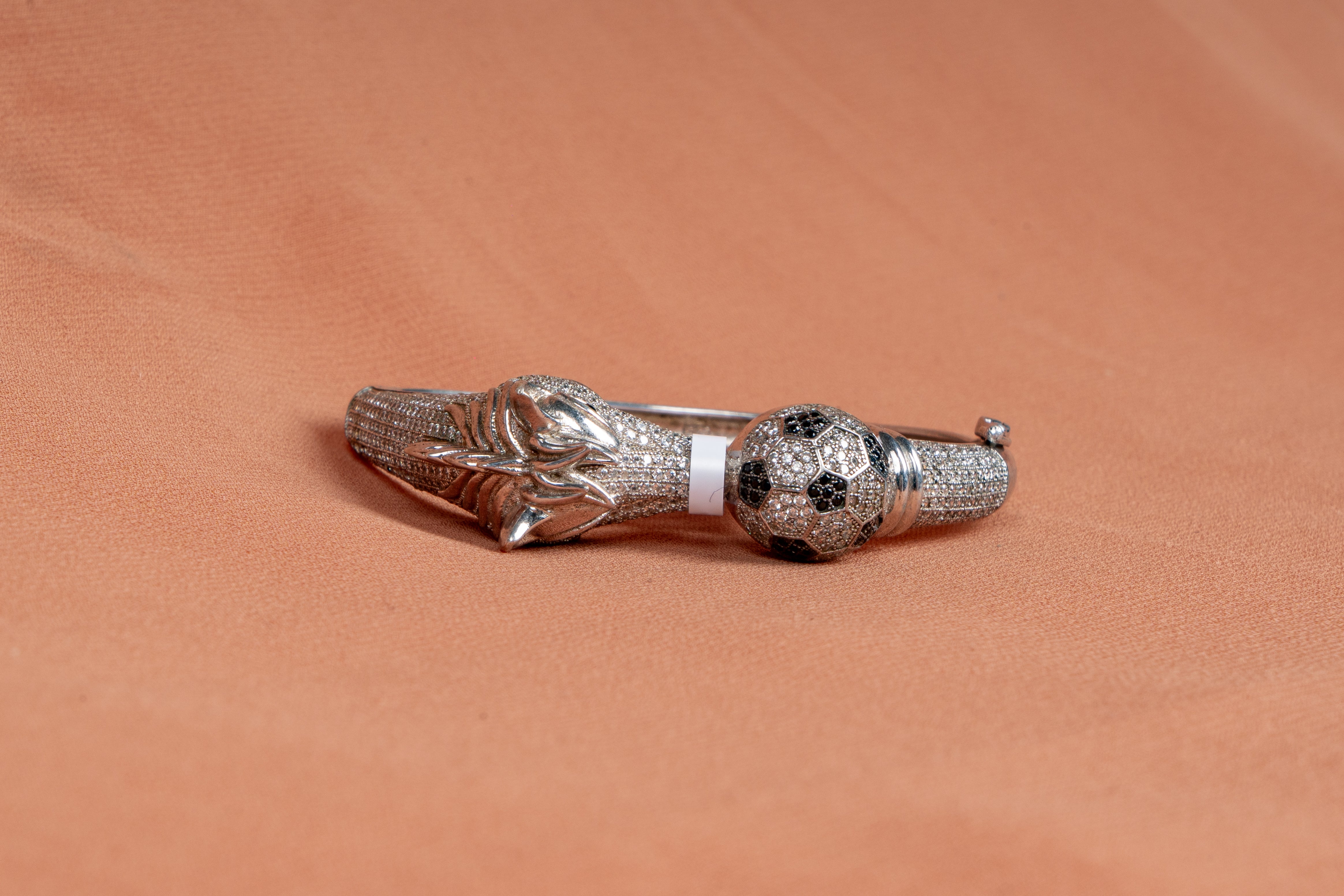 Royal Panther Sterling Silver Statement Kada
