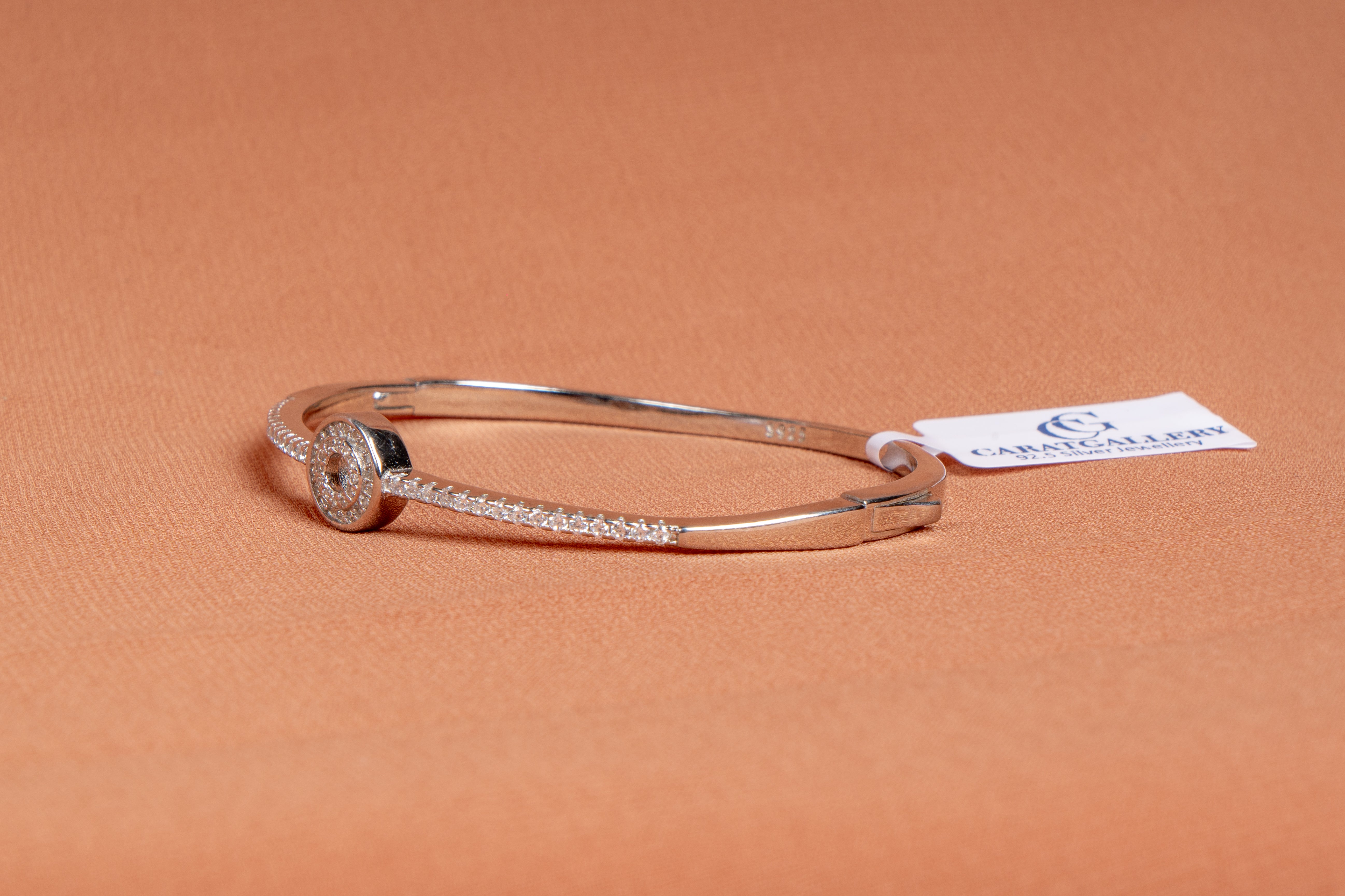 Celestial Halo Sterling Silver Kada