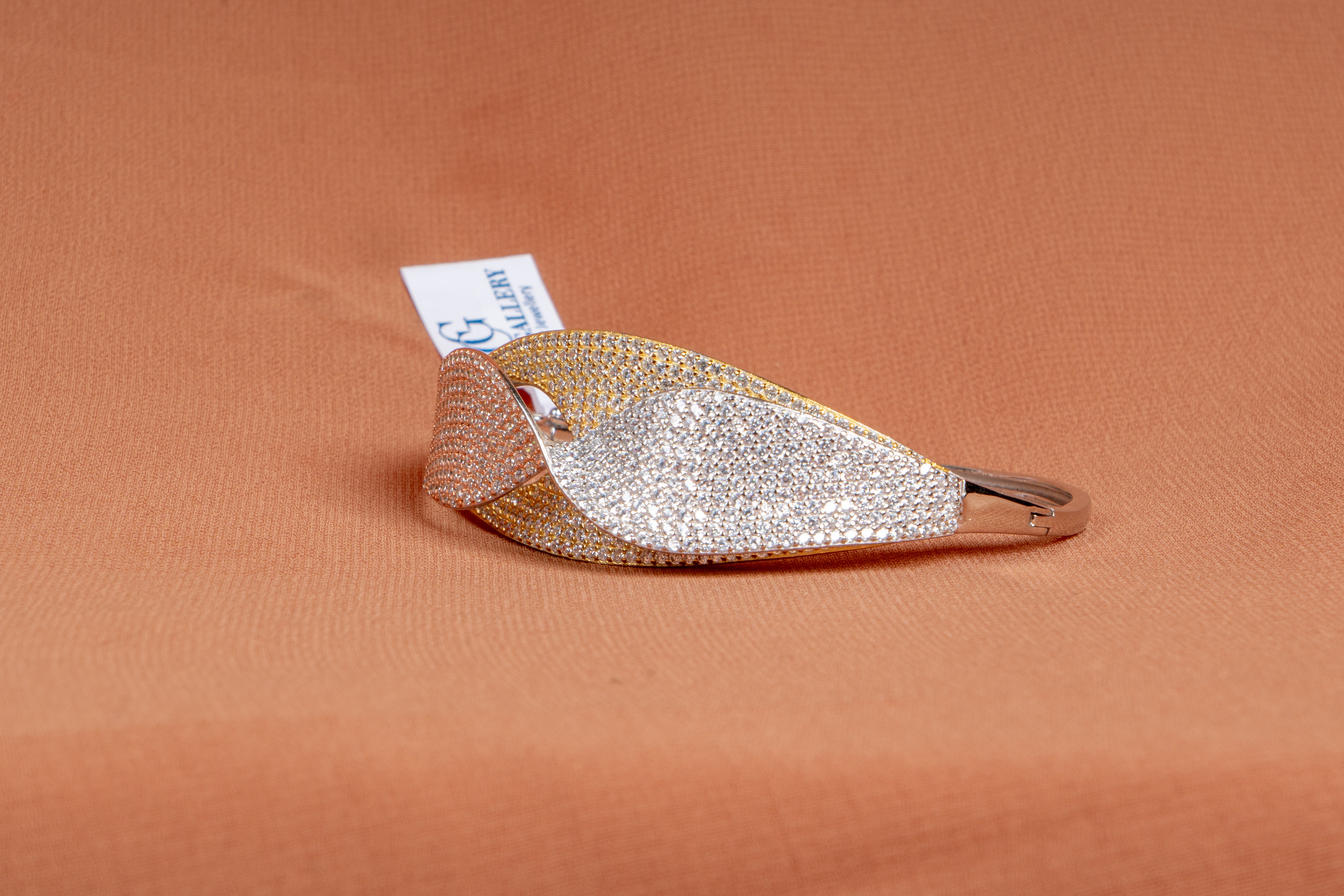 Sereno Pave Two-Tone Bracelet