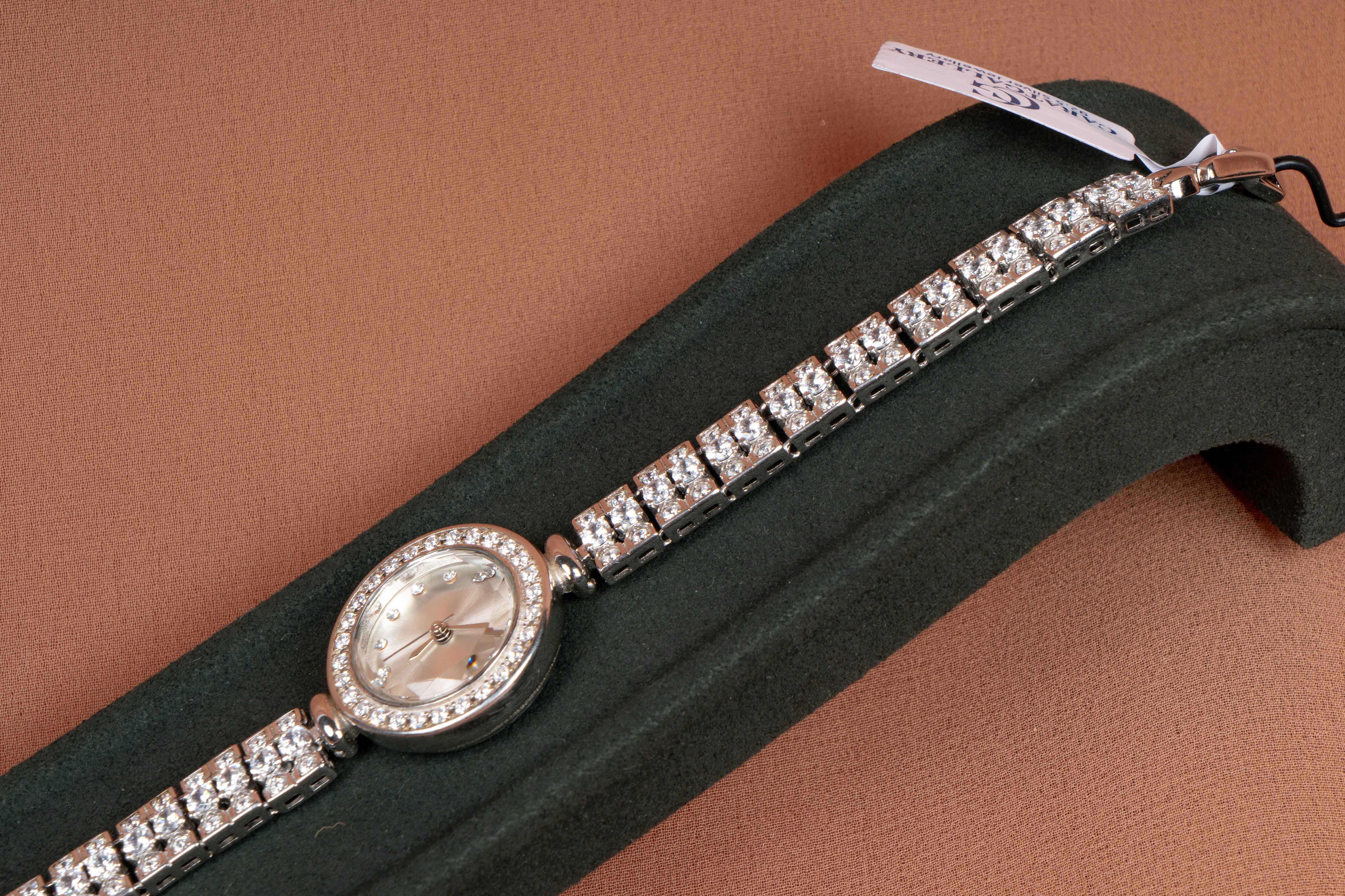 Celestia Crystal Watch Bracelet