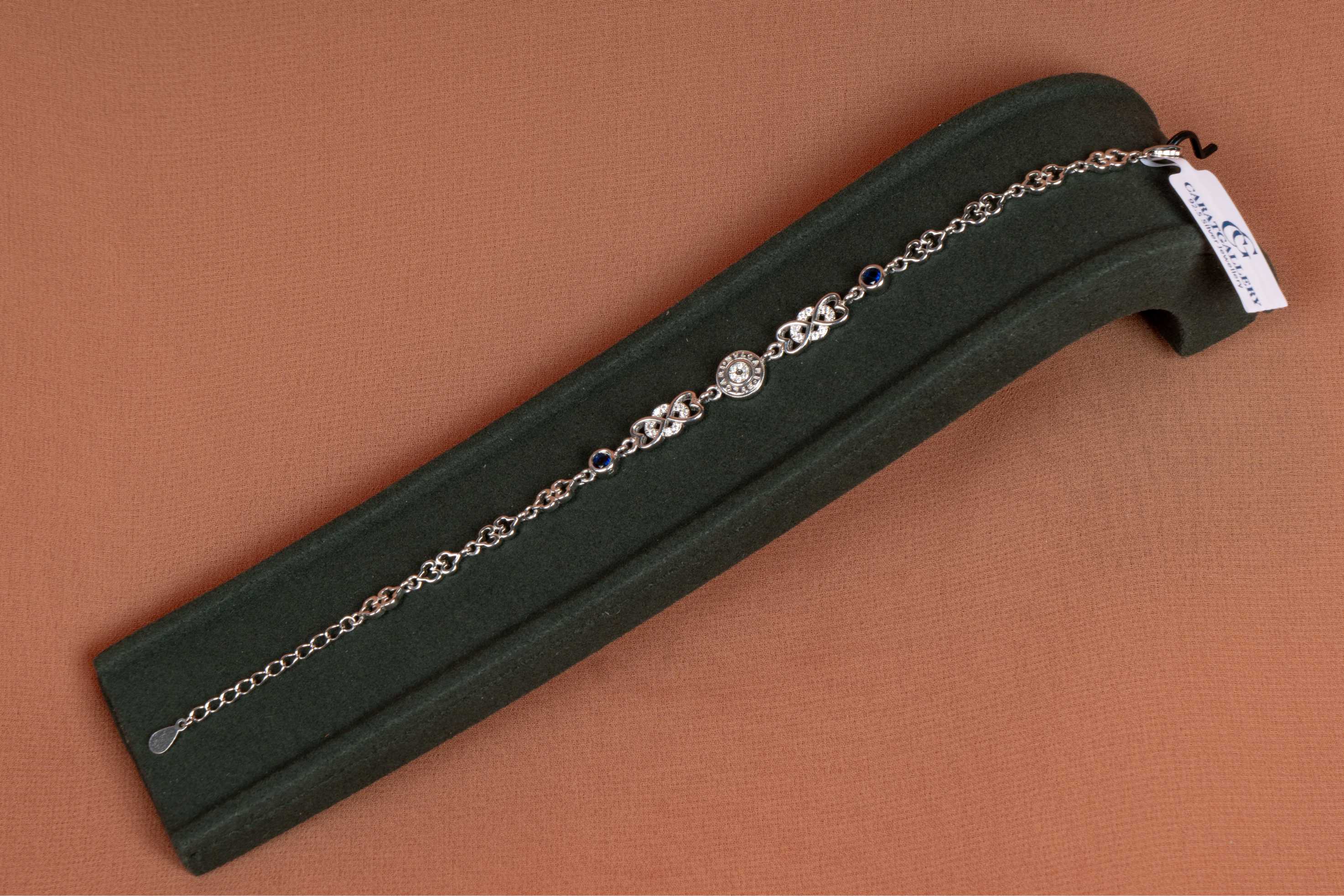 Clover Crystal Silver Bracelet