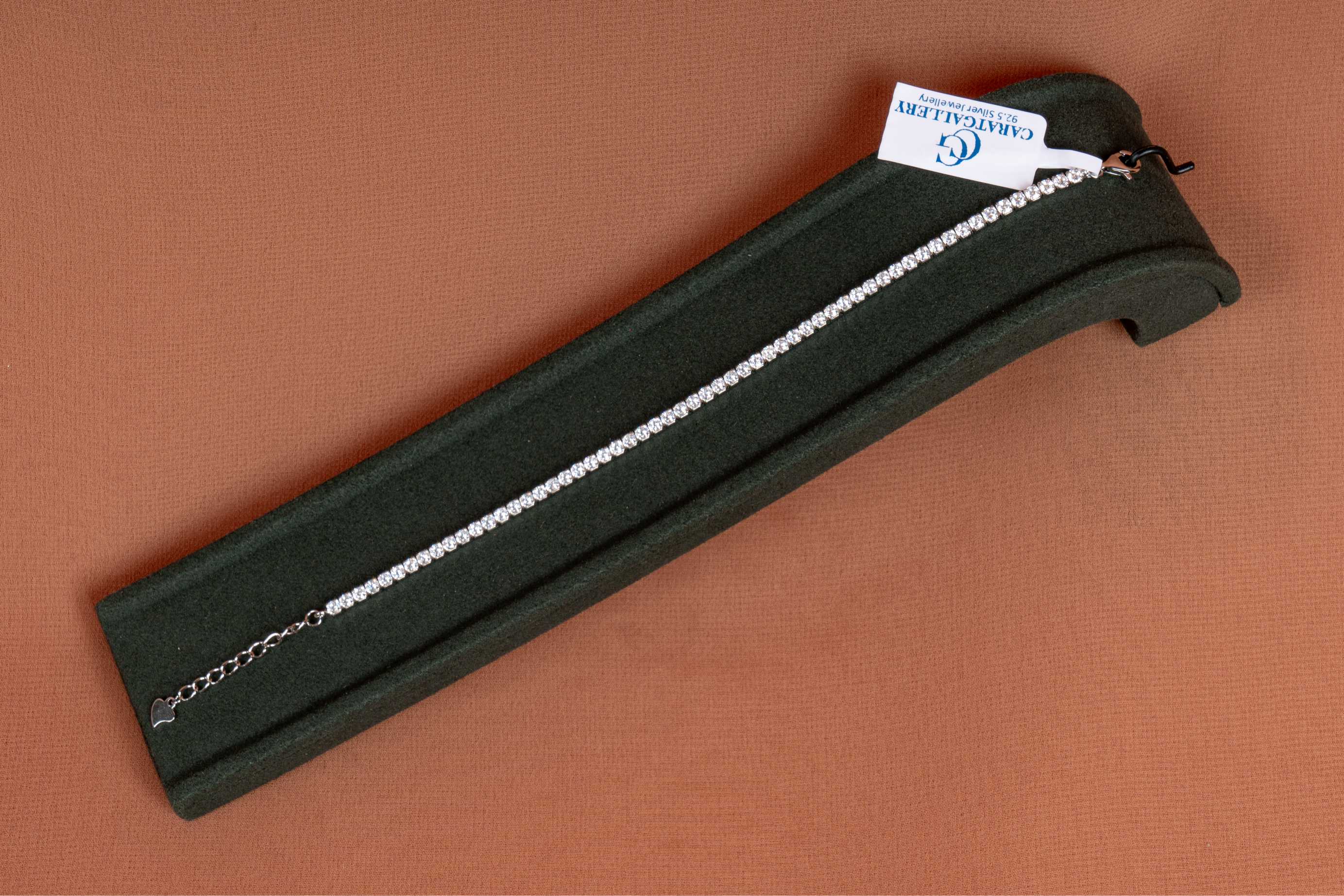 Classic Tennis Silver Bracelet
