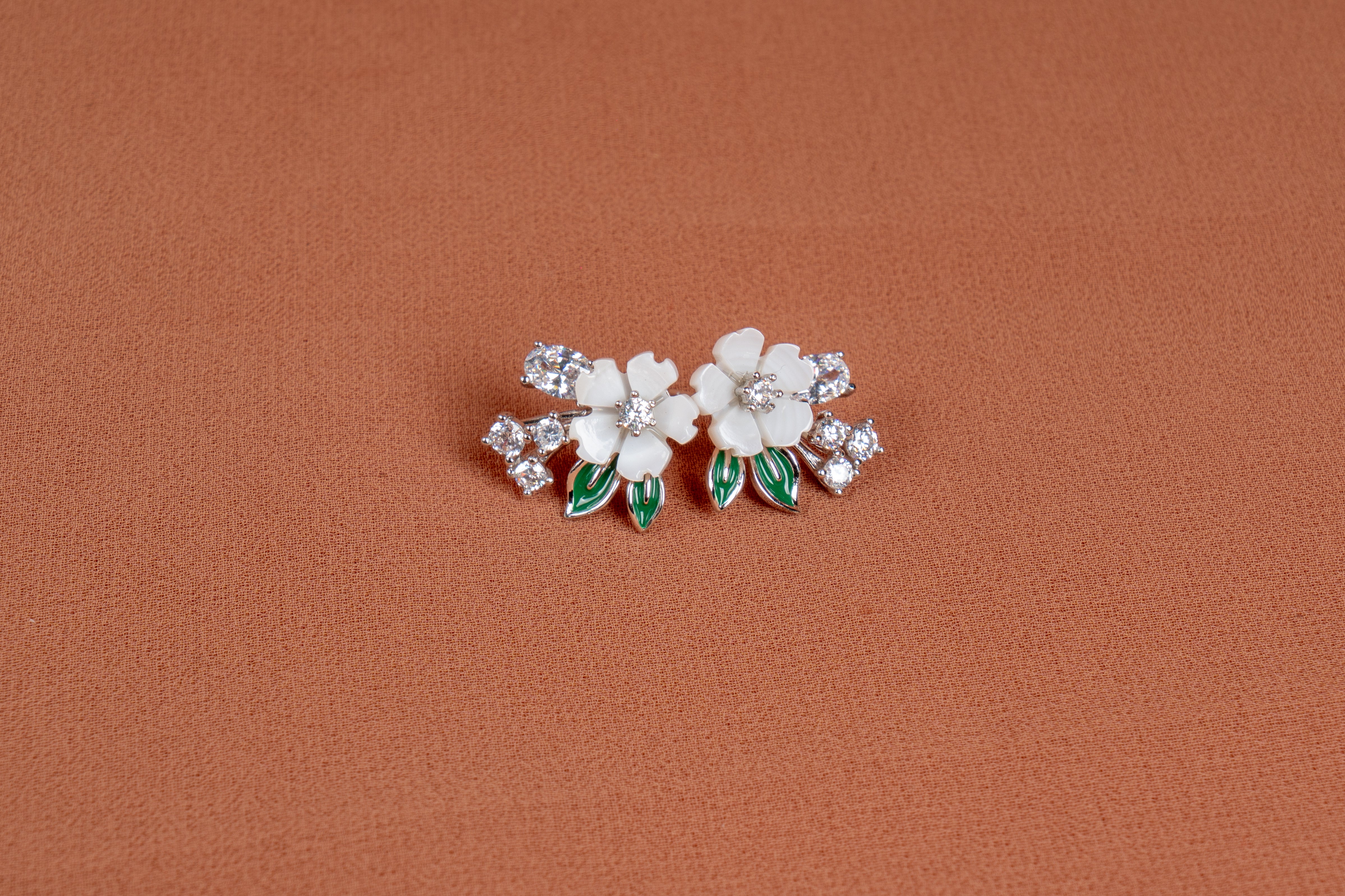 Fleurine Blossom Necklace & Earrings Set