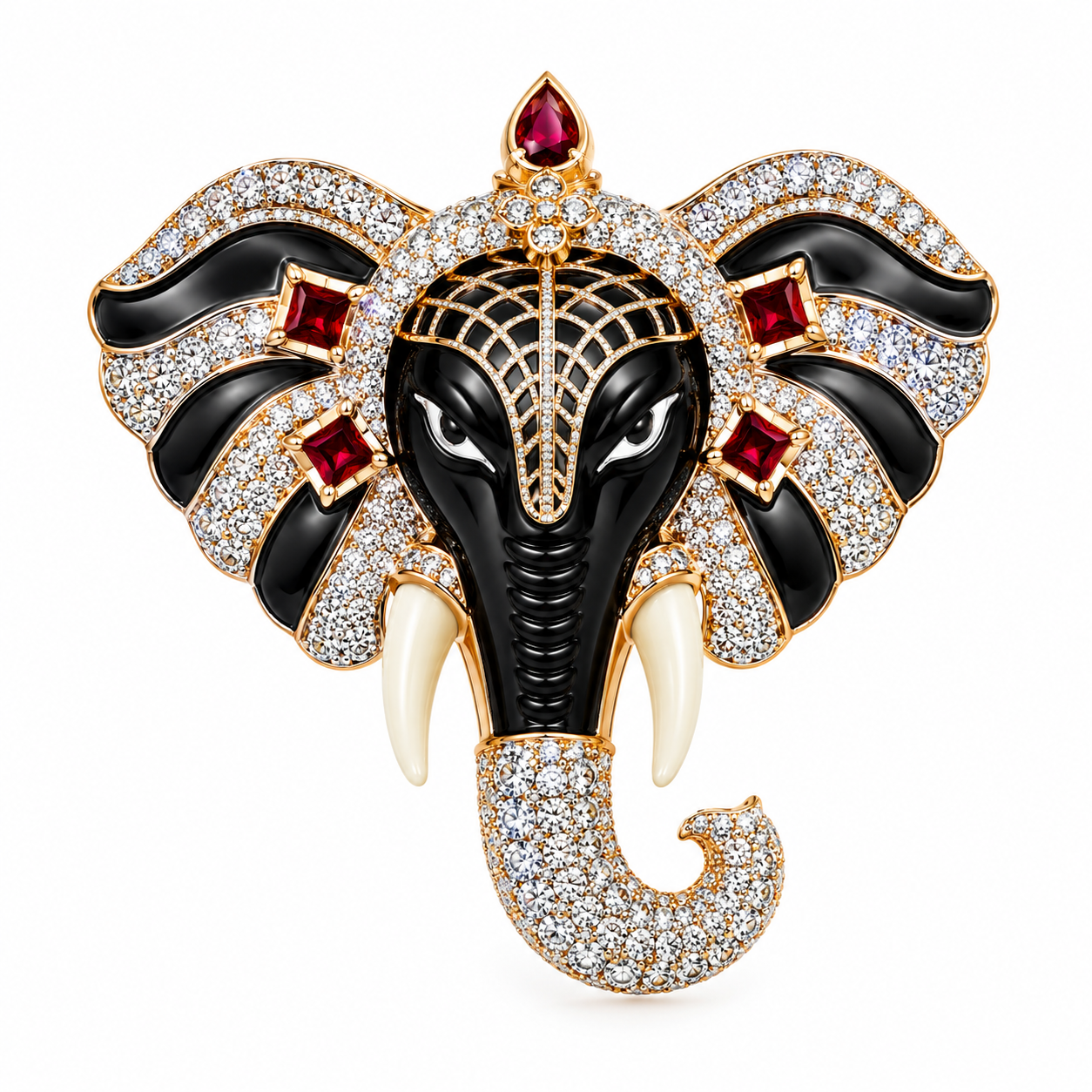Elavine Regal Elephant Pendant