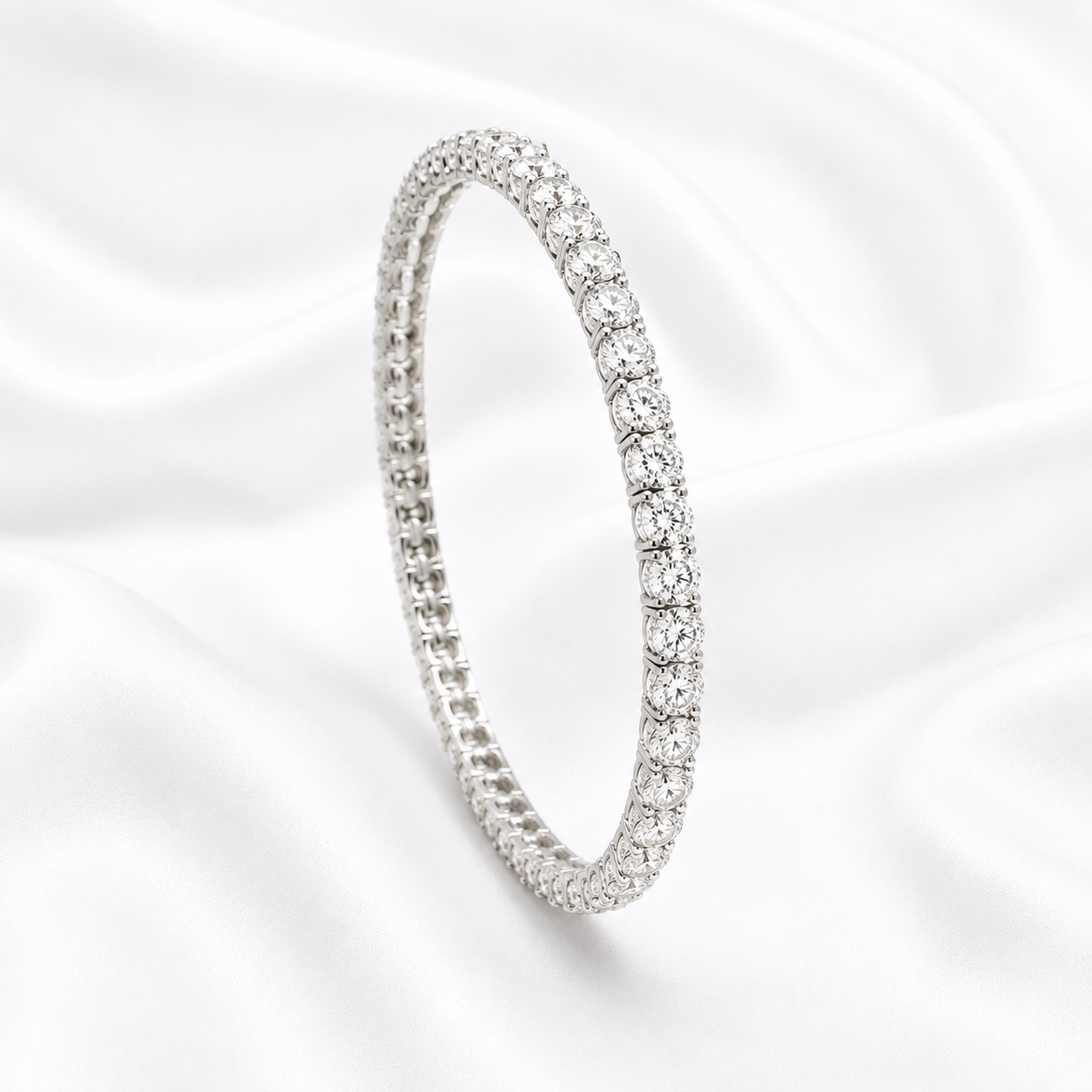 Eternal Spark Natural Diamond Bangles