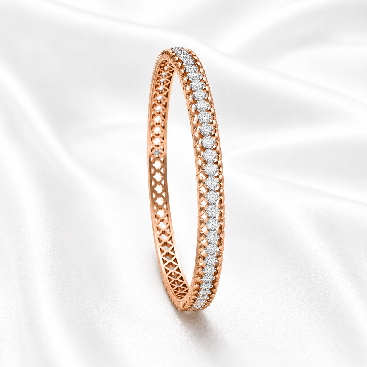 Natural Diamond Classic Bangles
