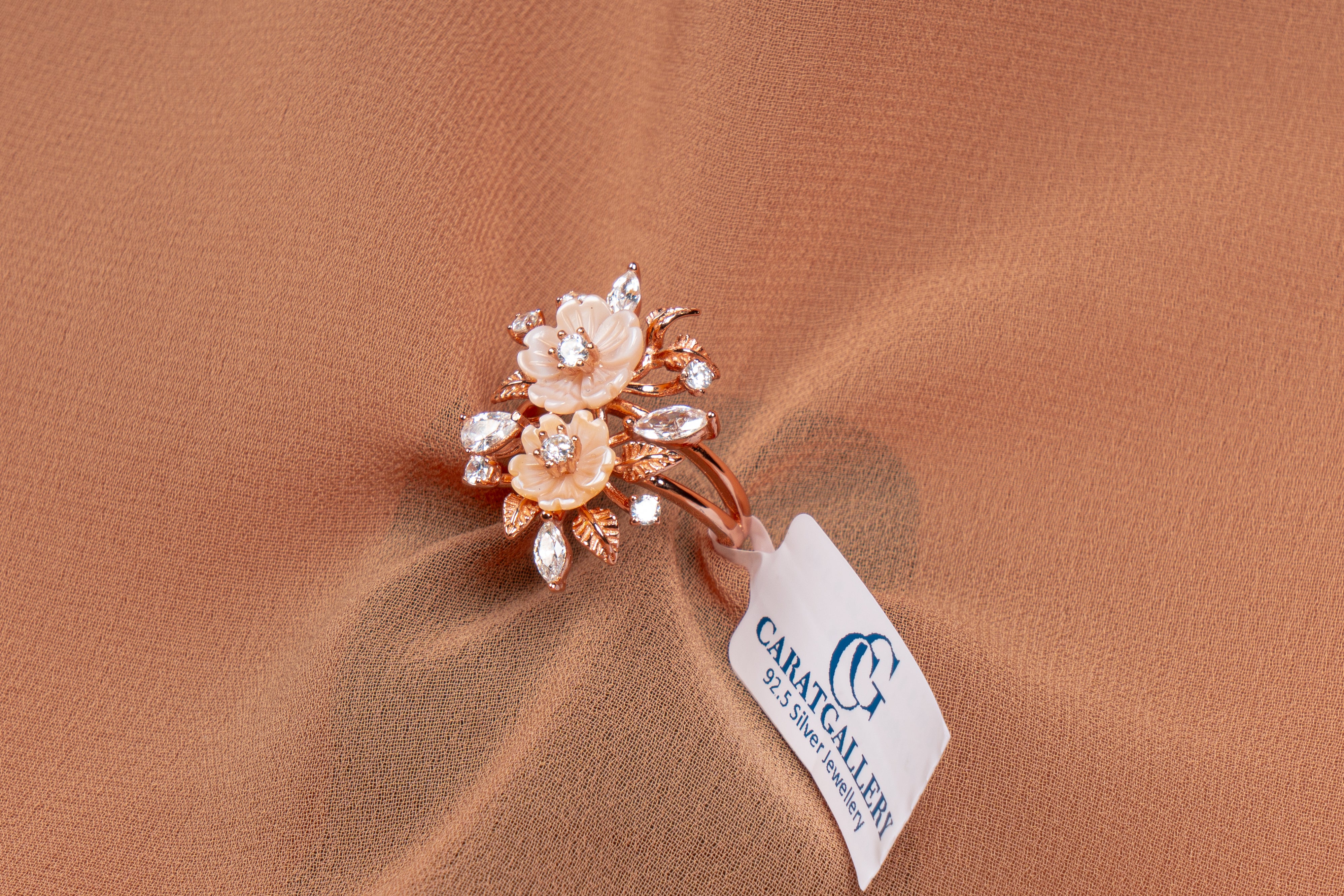 Aveline Mother of Pearl Floral Ring