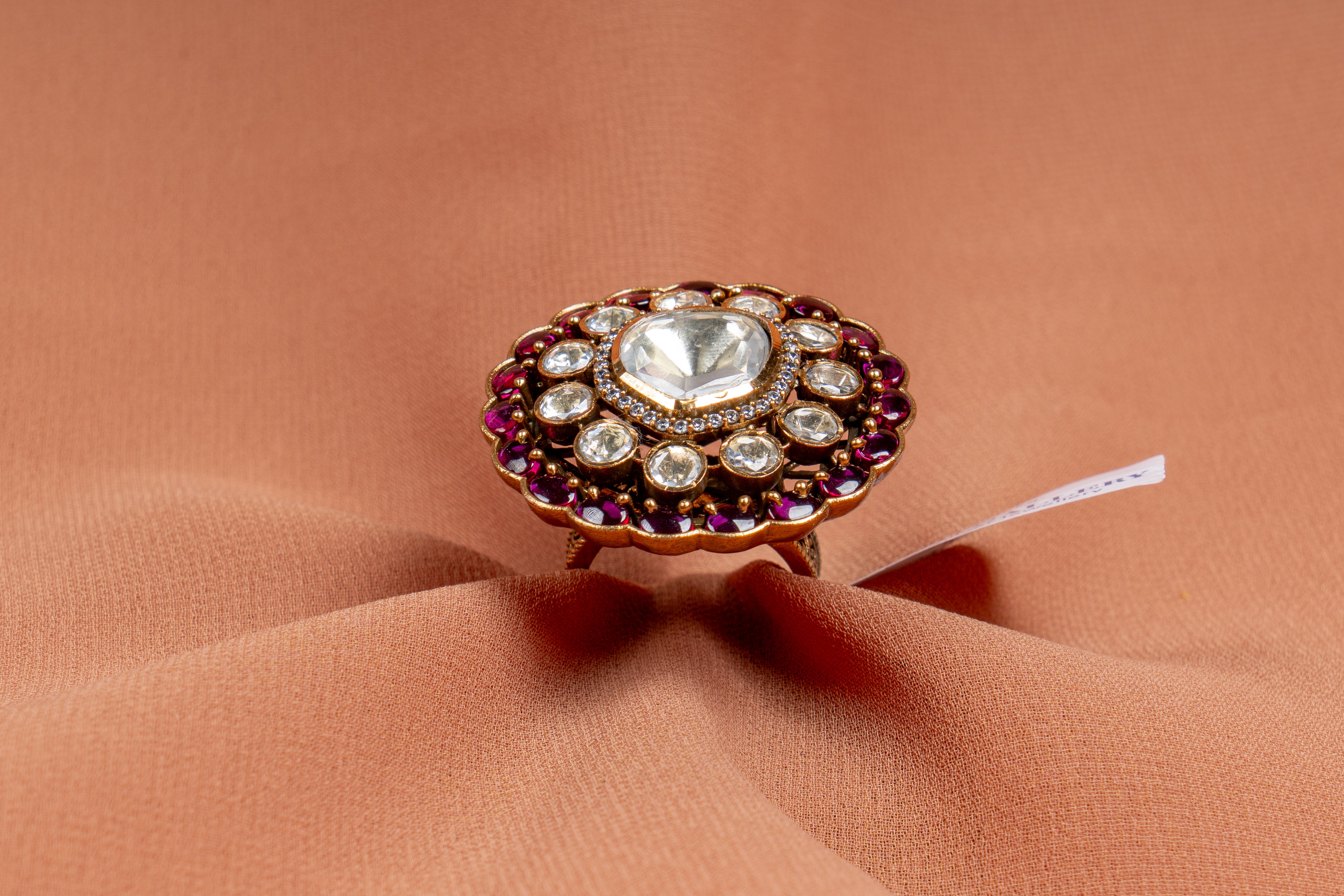 Liora Antique Heart Cluster Ring