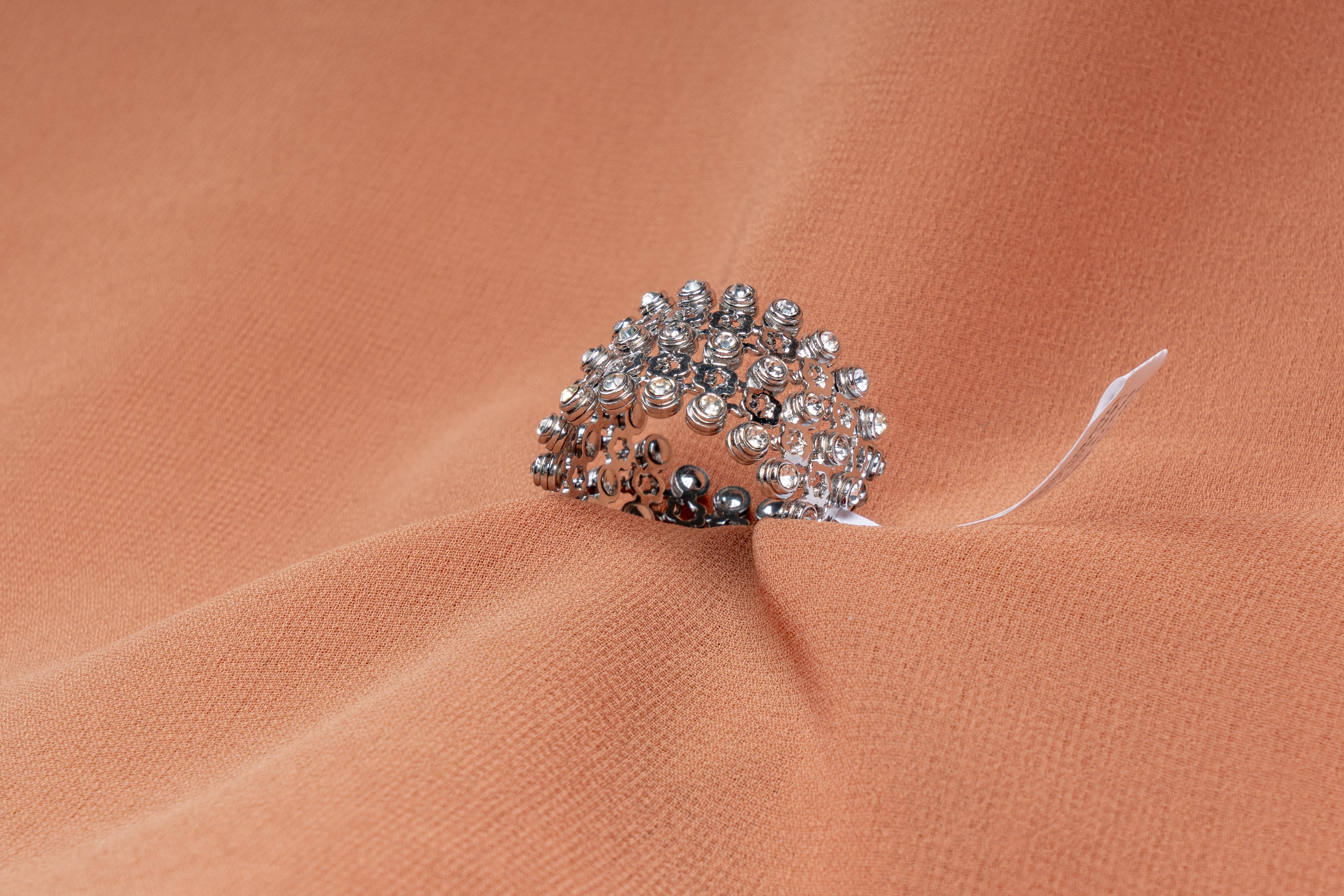 Estelle Scatter Crystal Band Ring