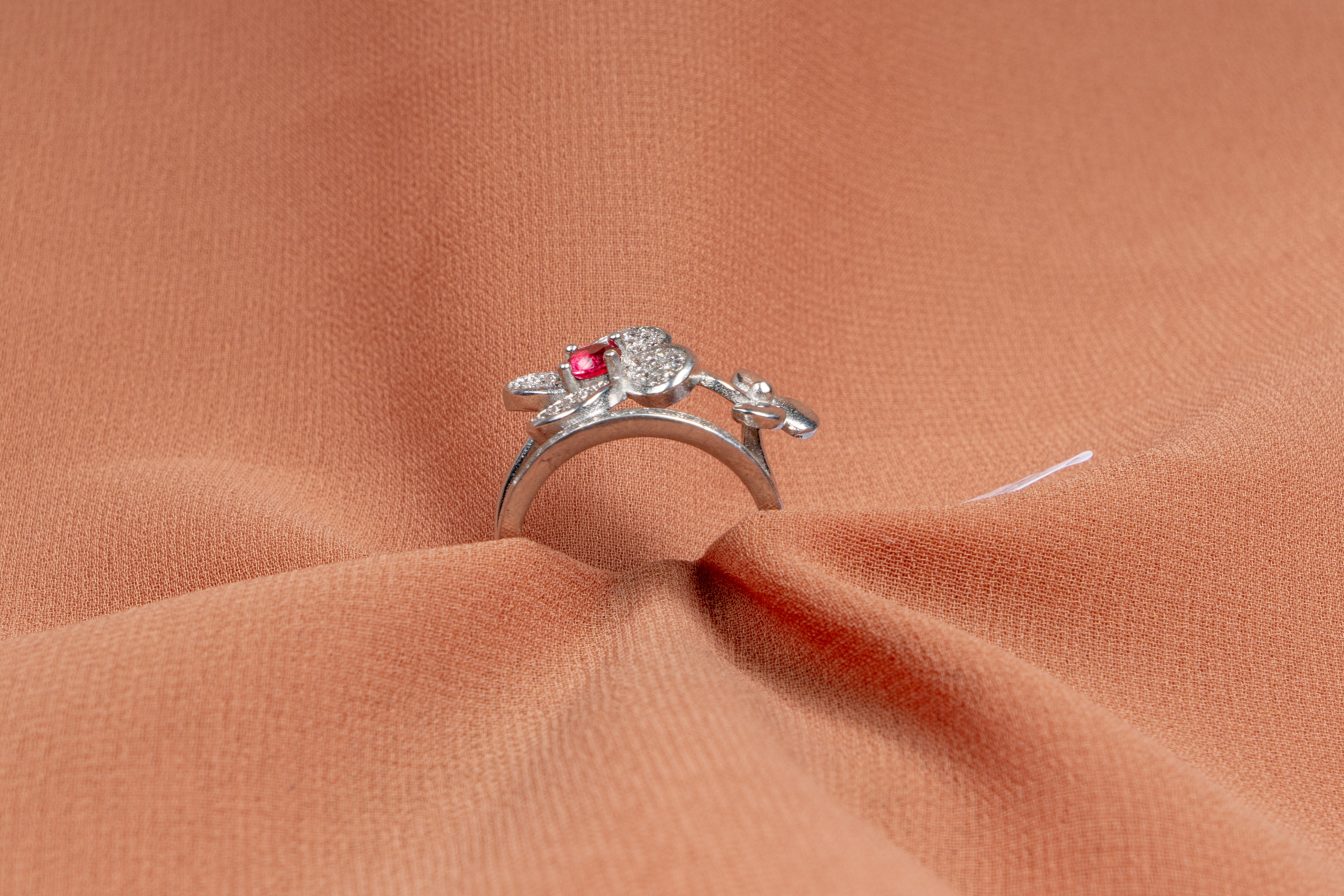 Fleurette Twin Flower Ring