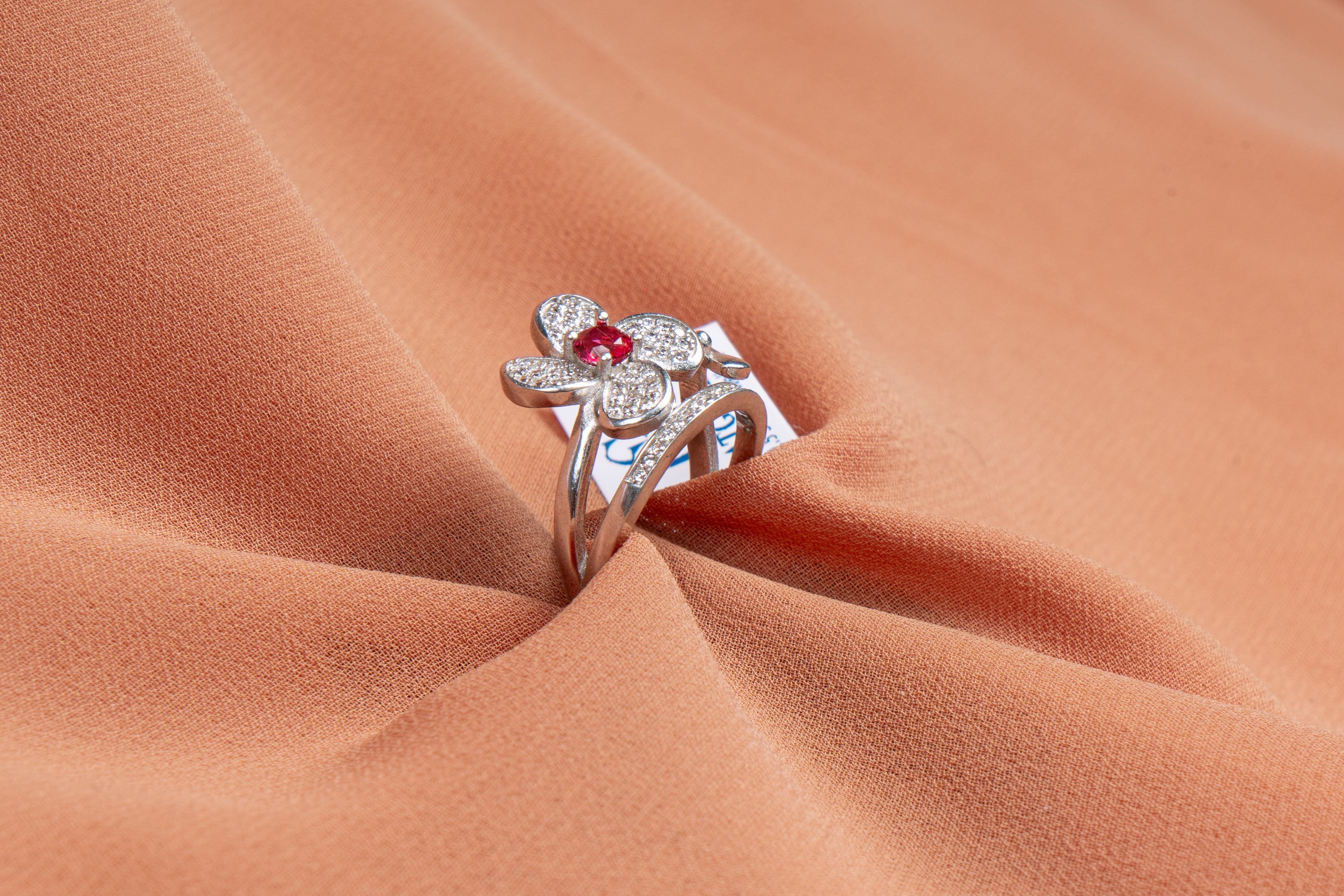 Fleurette Twin Flower Ring