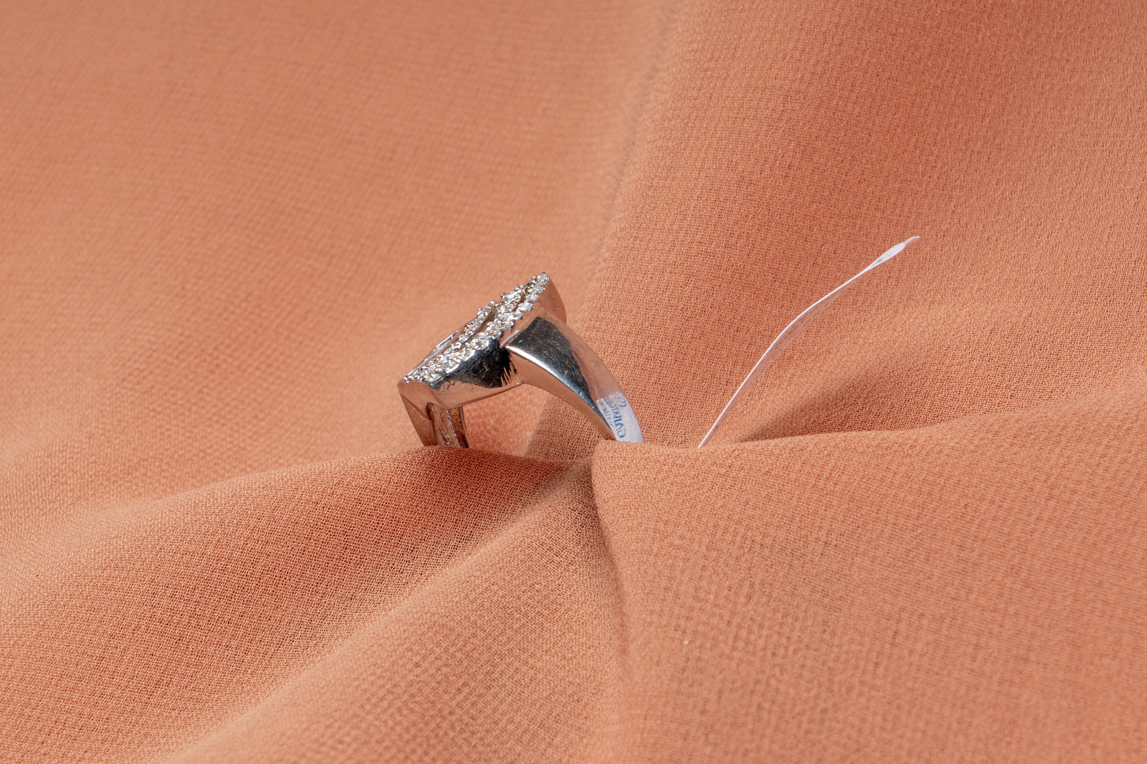 Adira Fan Crystal Statement Ring