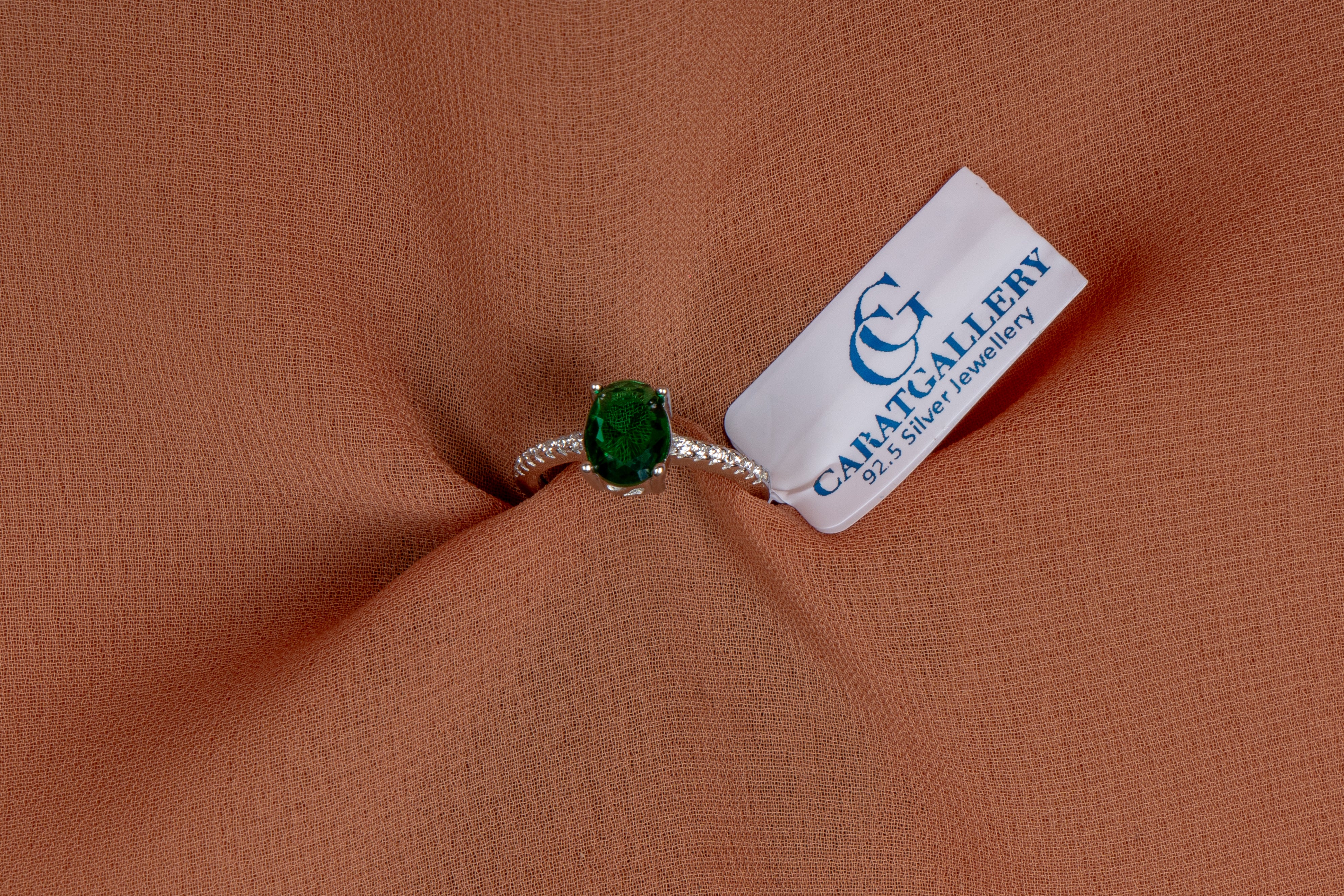 Verdaine Emerald Solitaire Ring