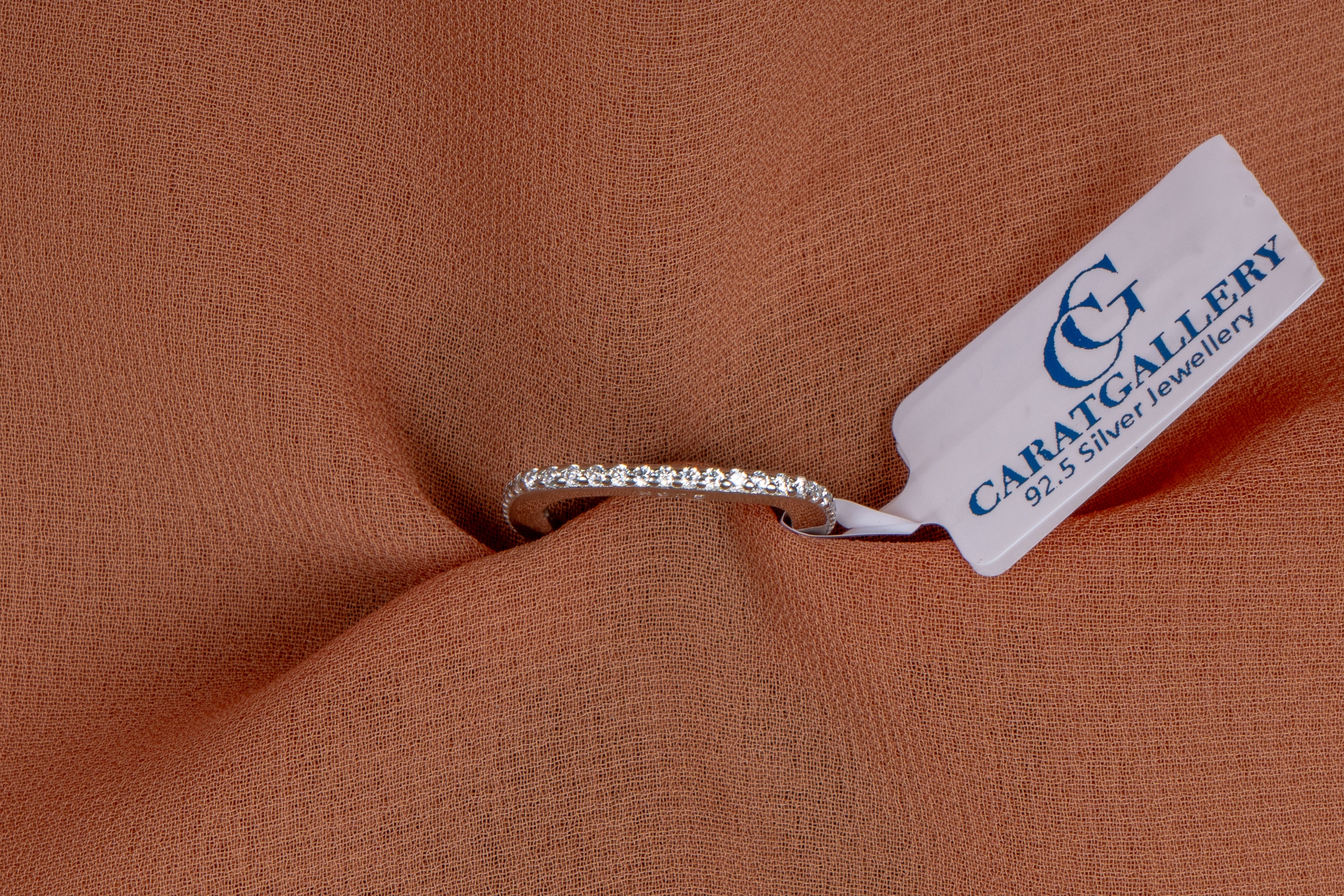 Margaux Crystal Eternity Band Ring
