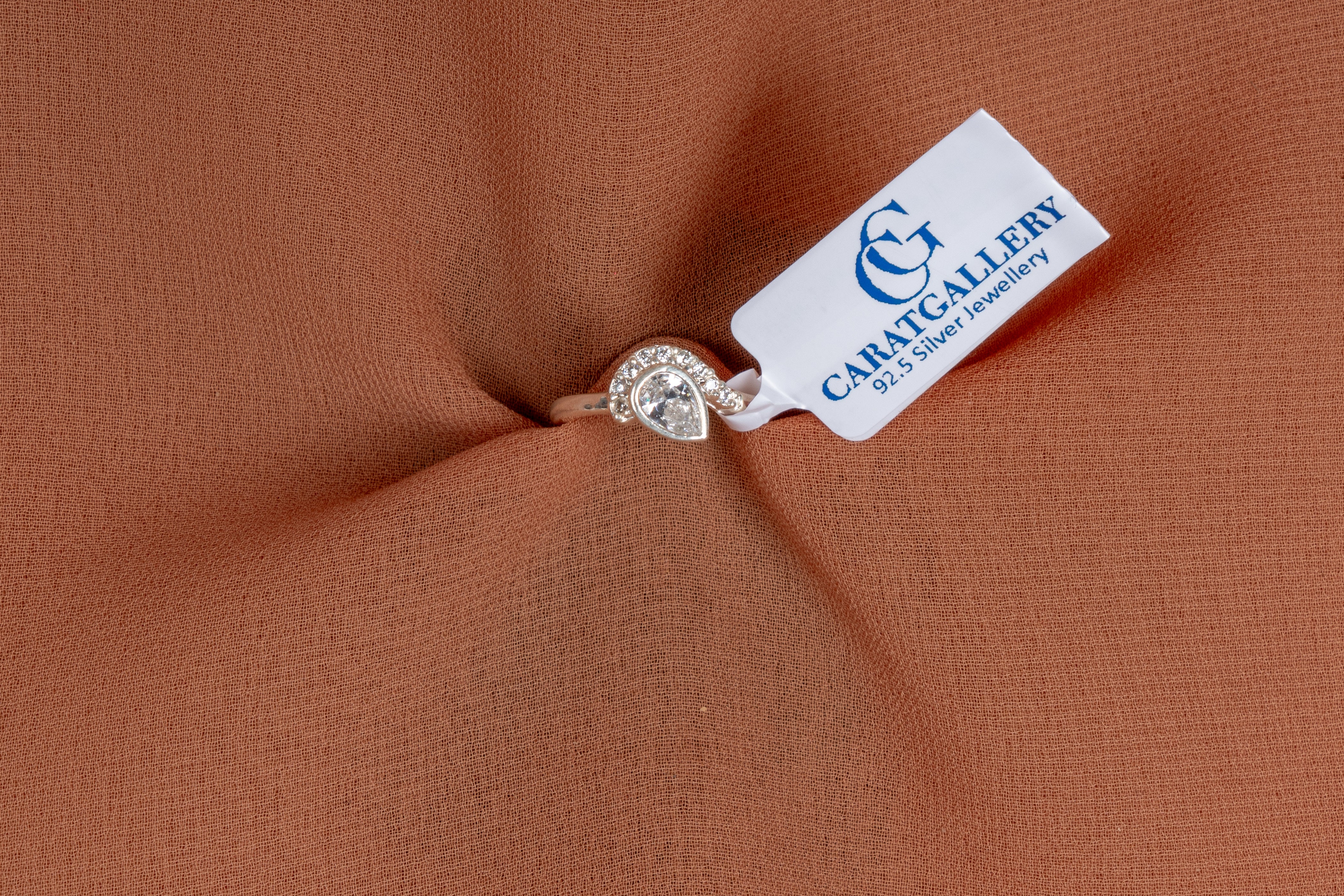 Aurelle Pear Crescent Ring