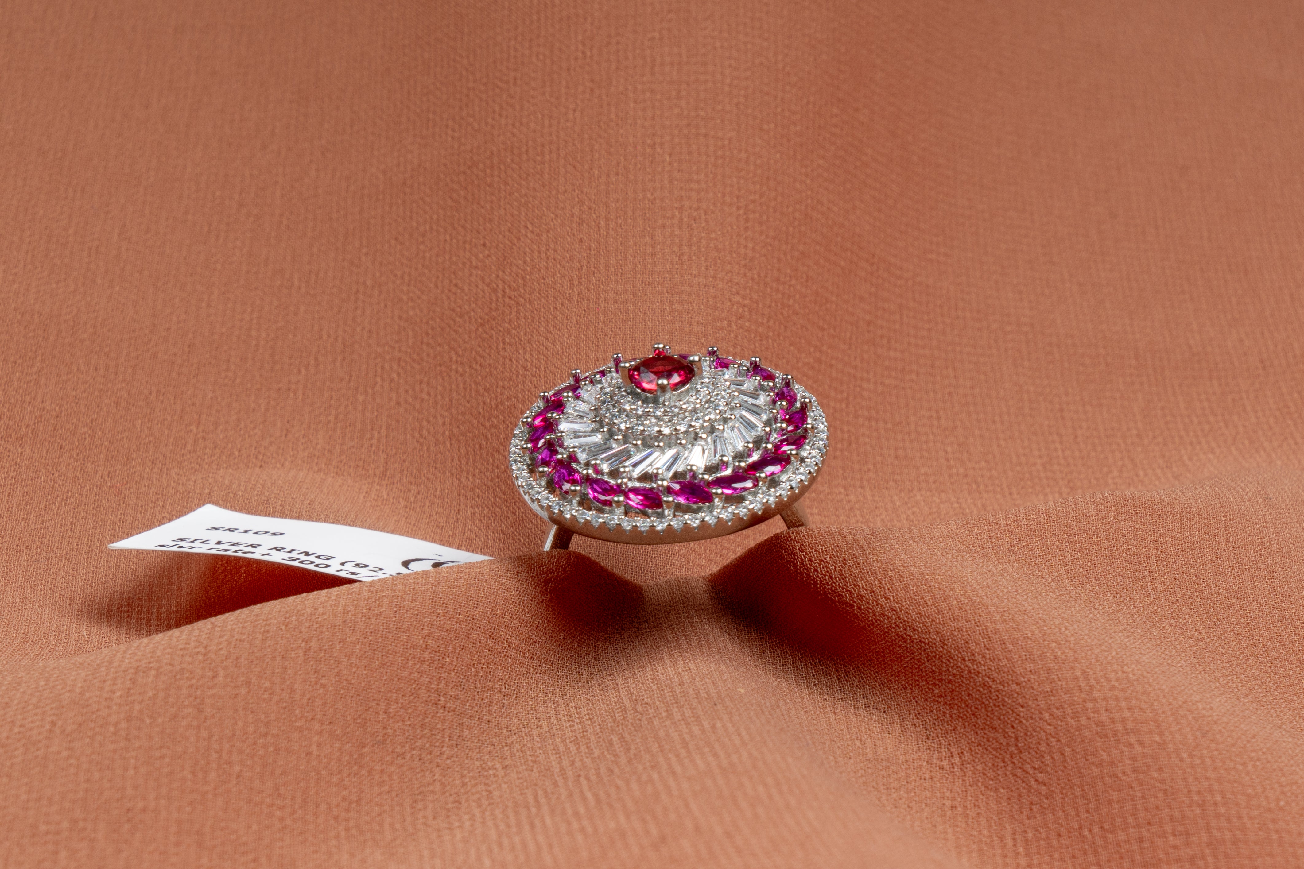 Mandira Medallion Cocktail Ring