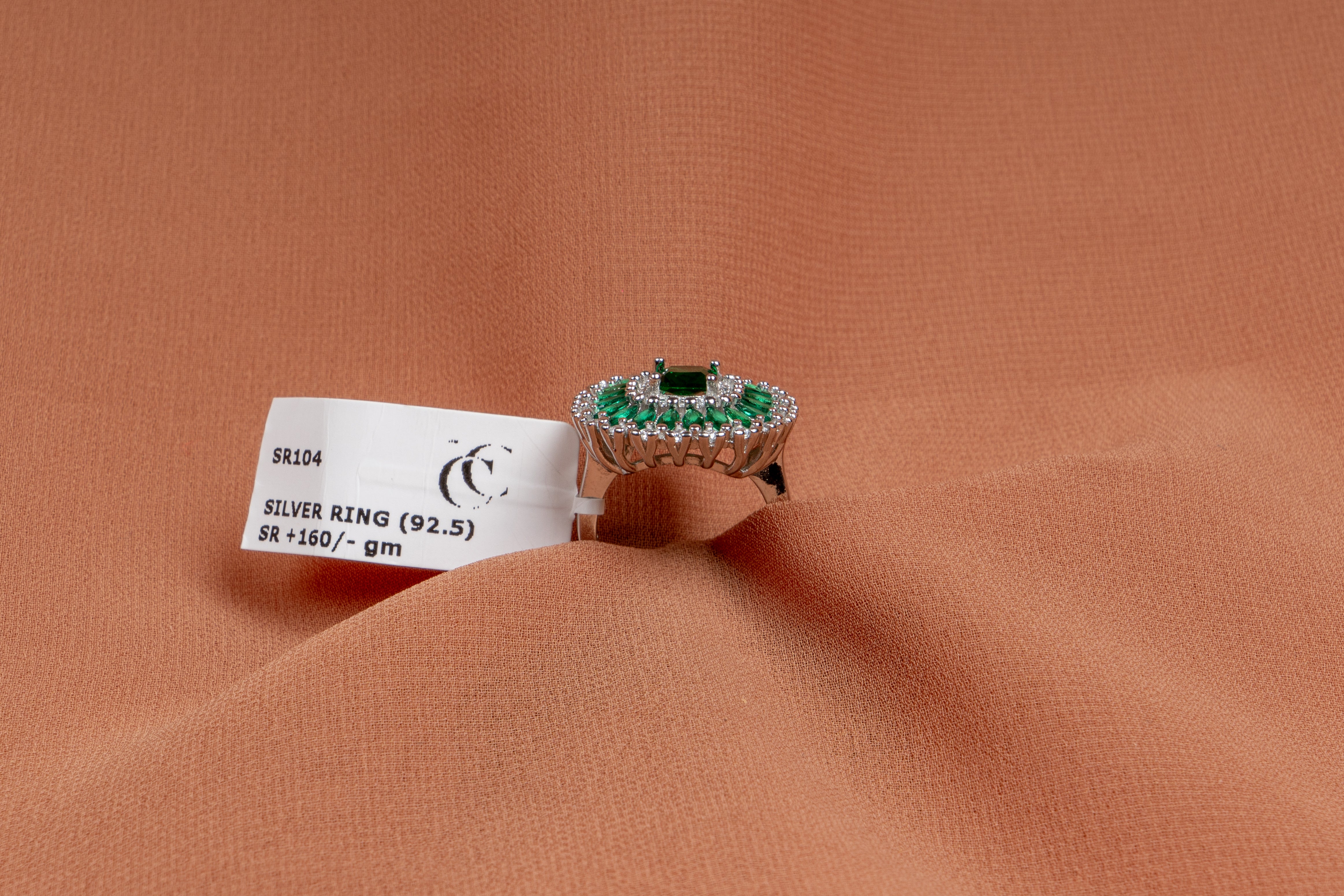 Smaralda Emerald Medallion Ring