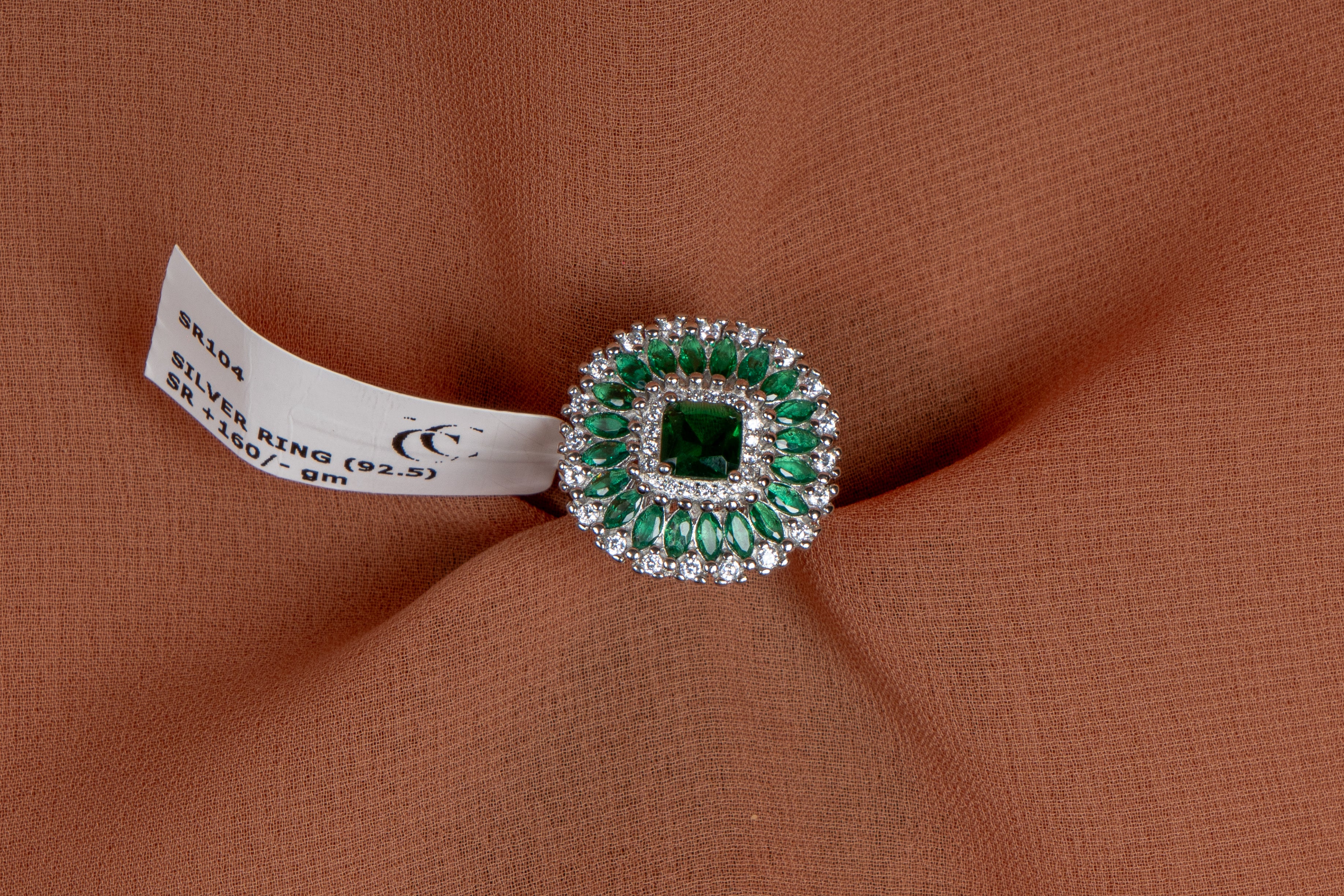Smaralda Emerald Medallion Ring