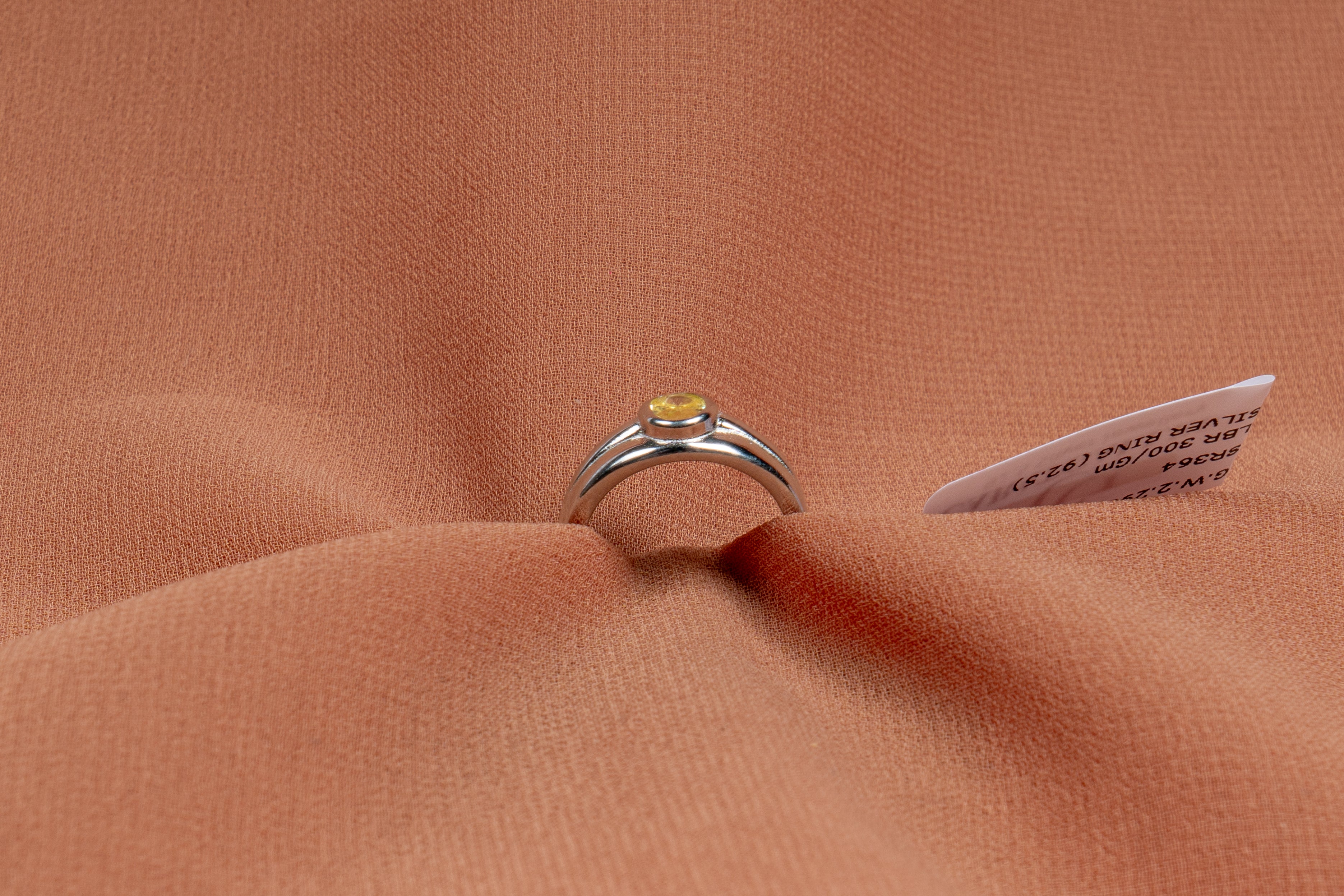 Solvienne Yellow Solitaire Ring