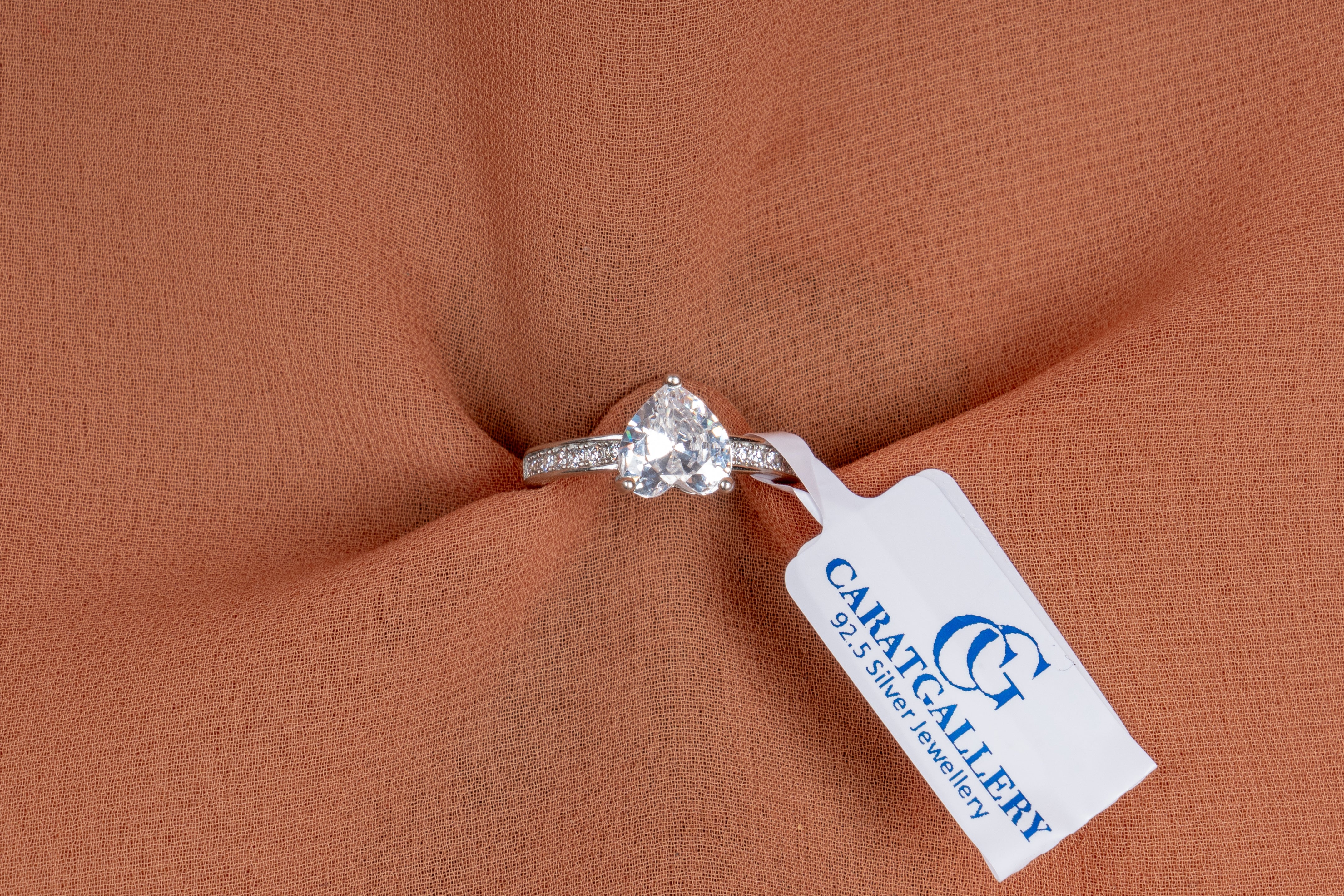 Amoura Heart Solitaire Ring