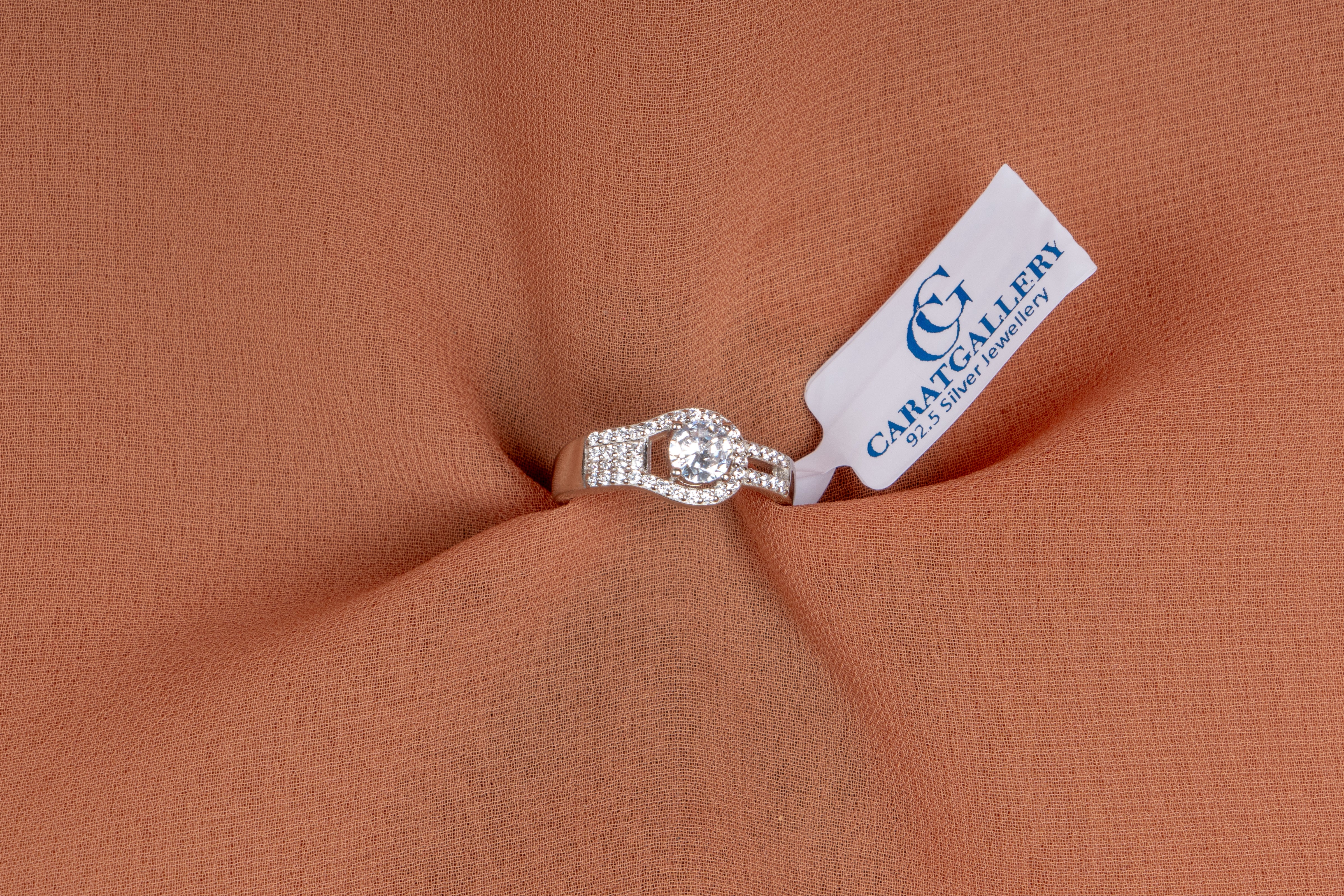 Solenne Halo Statement Ring
