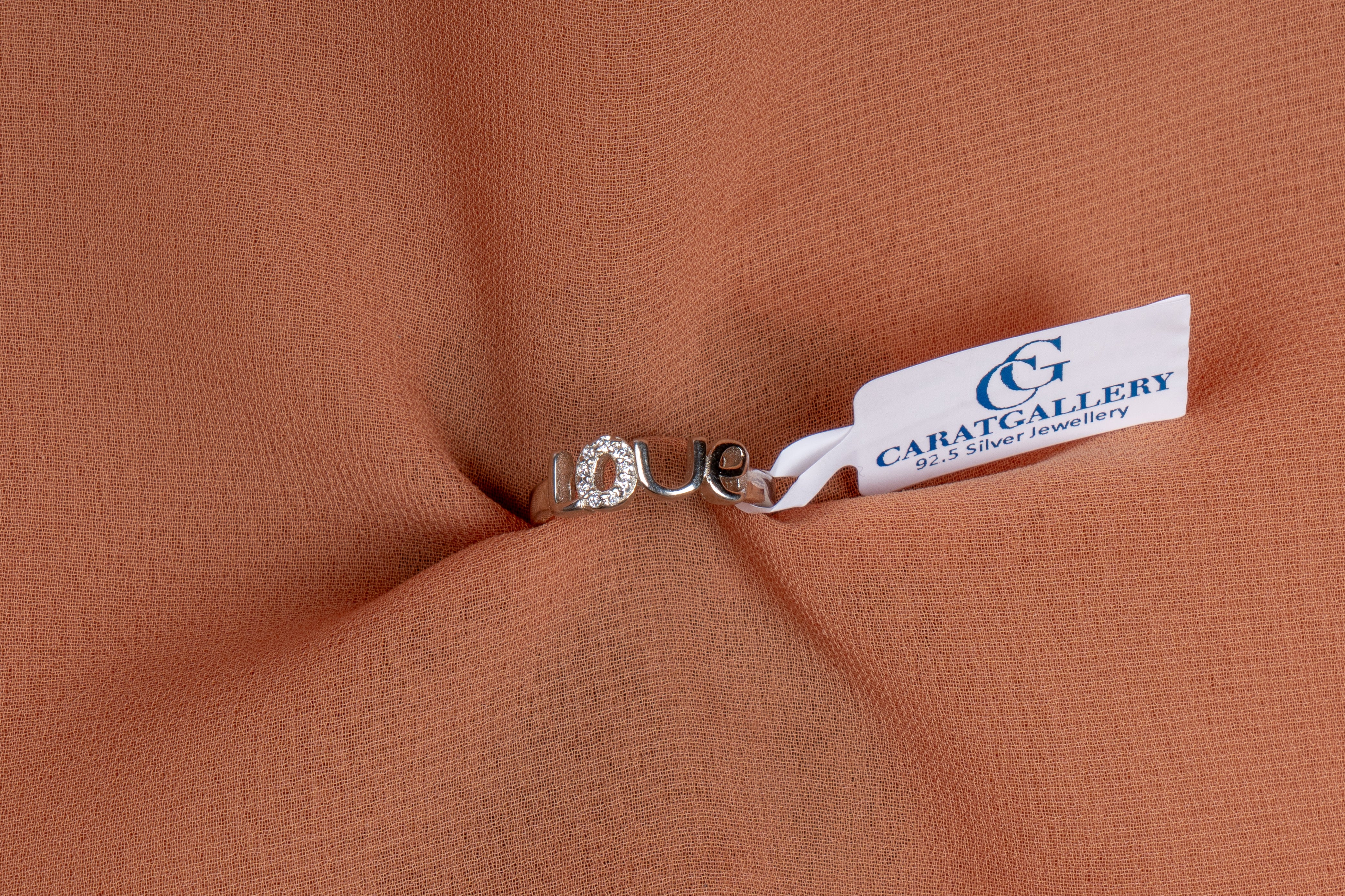 Amoura Love Script Ring