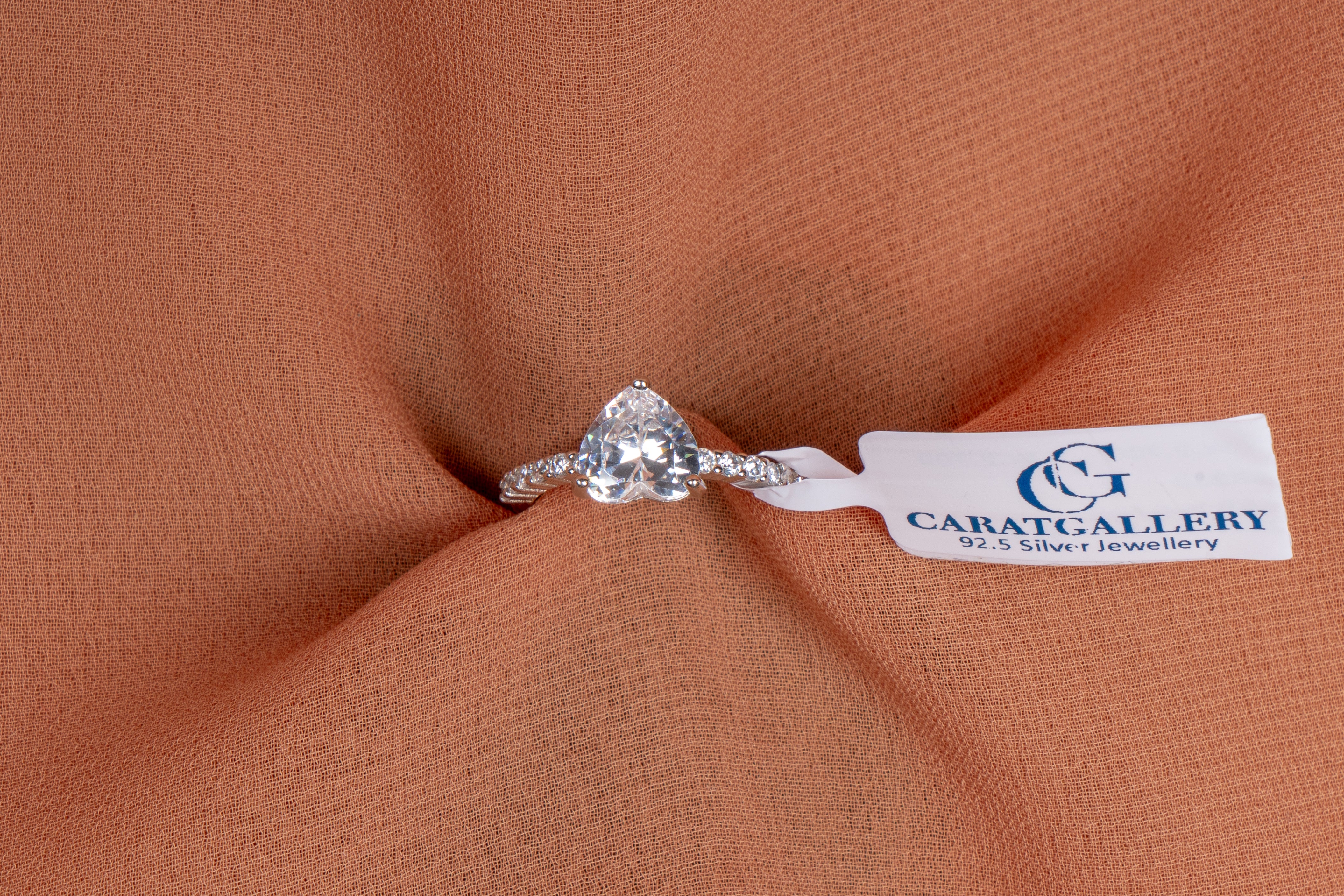Valoria Heart Solitaire Ring