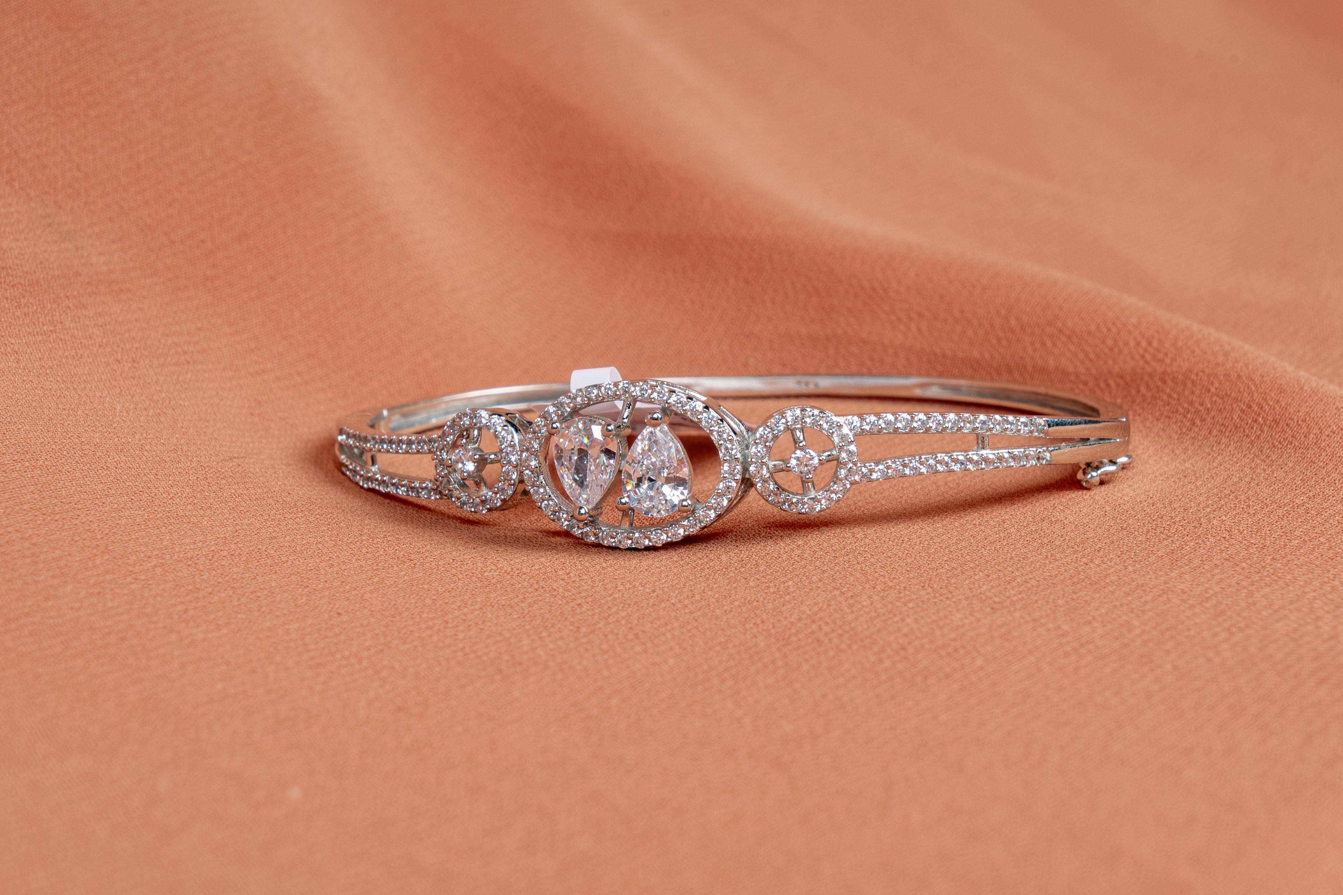 Celestial Duo Sterling Silver Kada