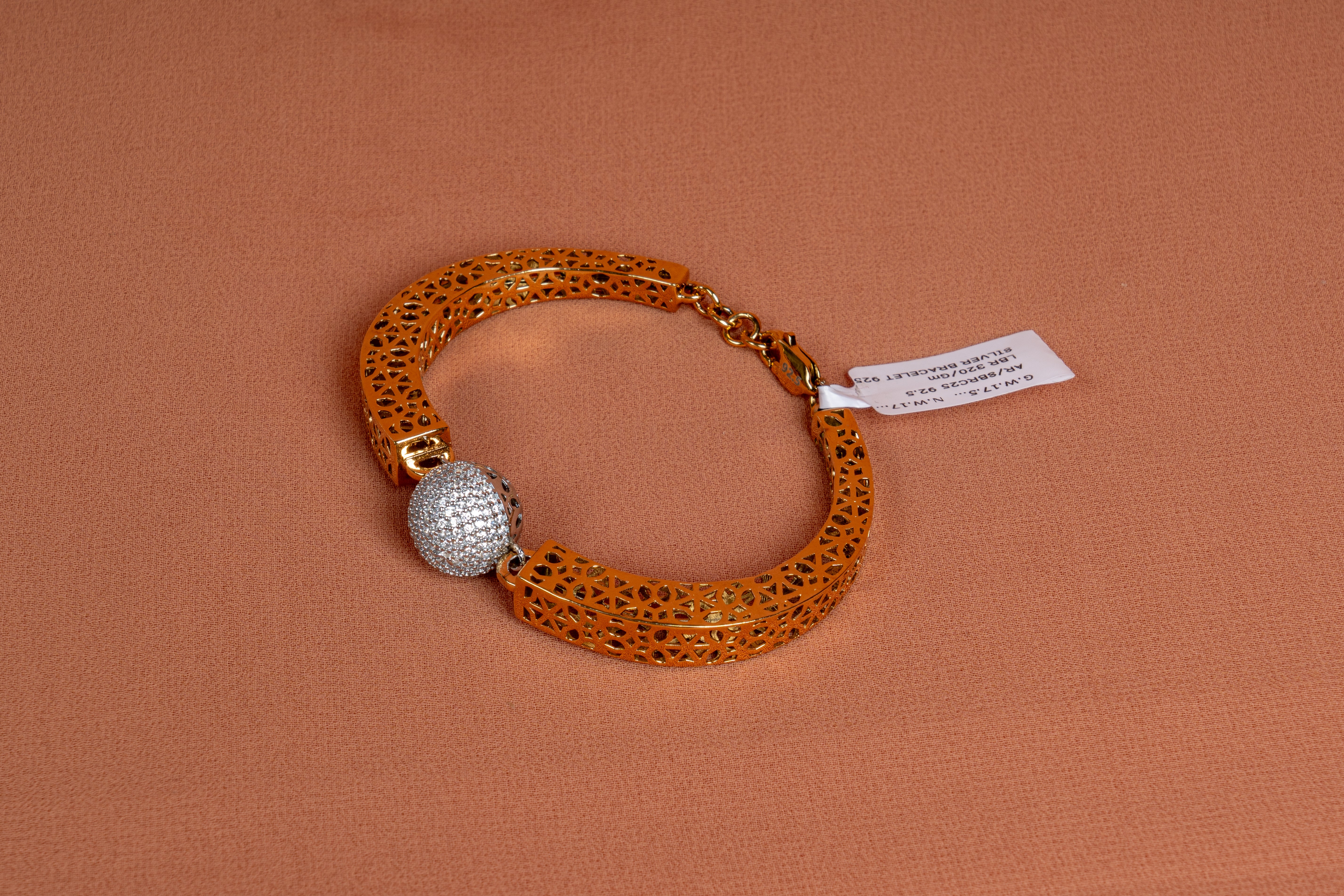 Orbita Filigree Pave Sphere Bracelet