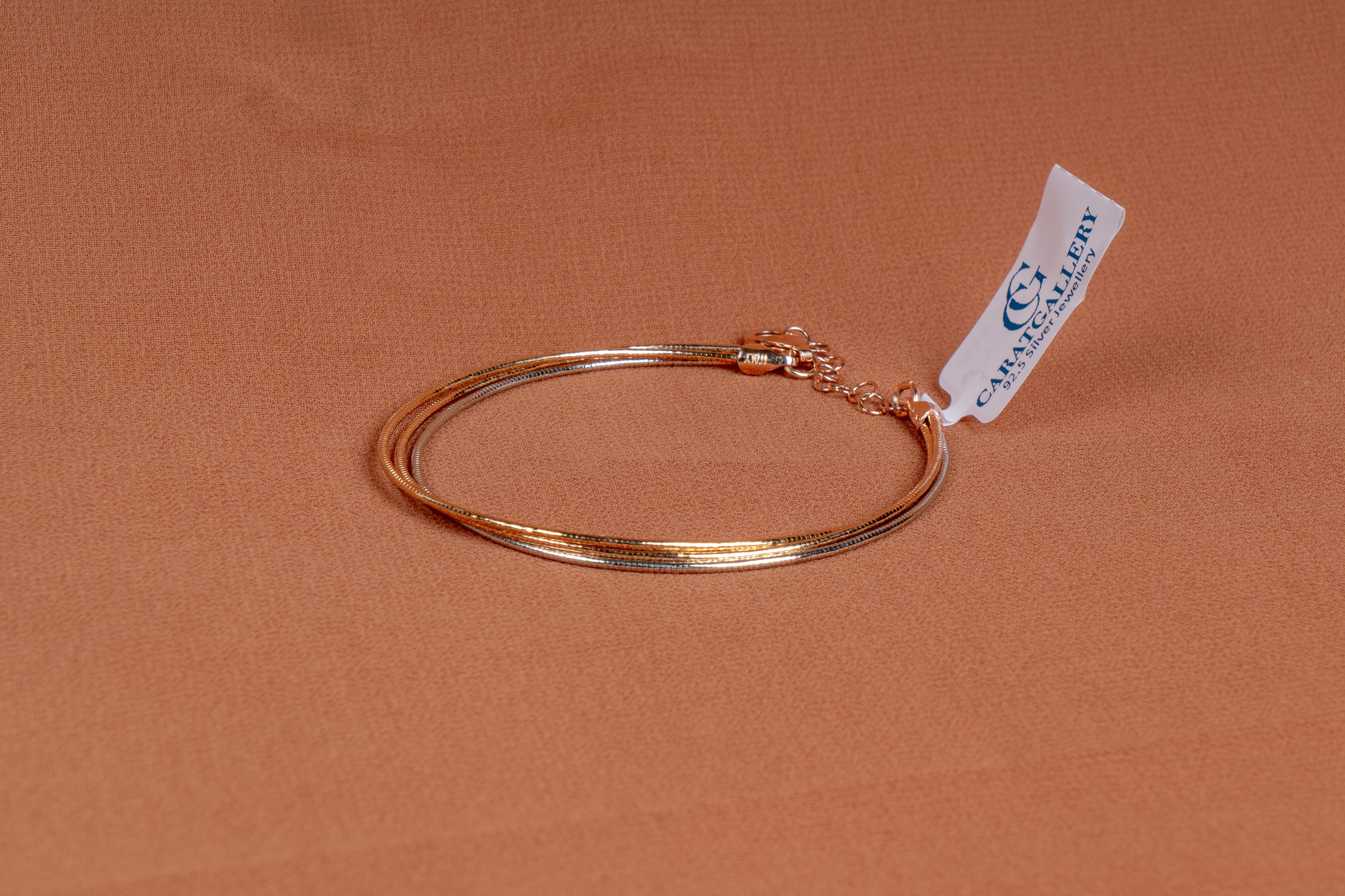 Trilo Multi-Strand Two-Tone Bracelet