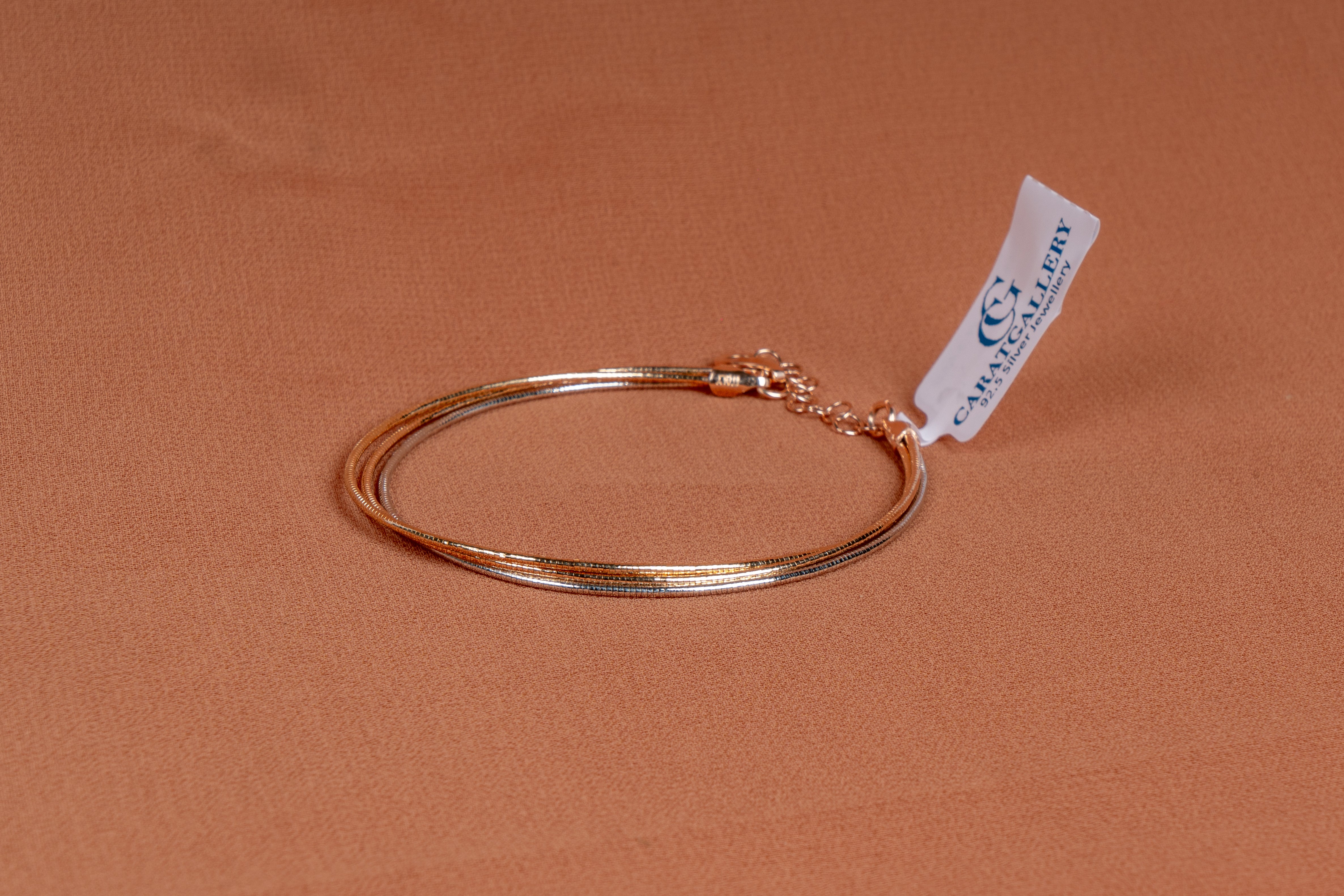 Trilo Multi-Strand Two-Tone Bracelet