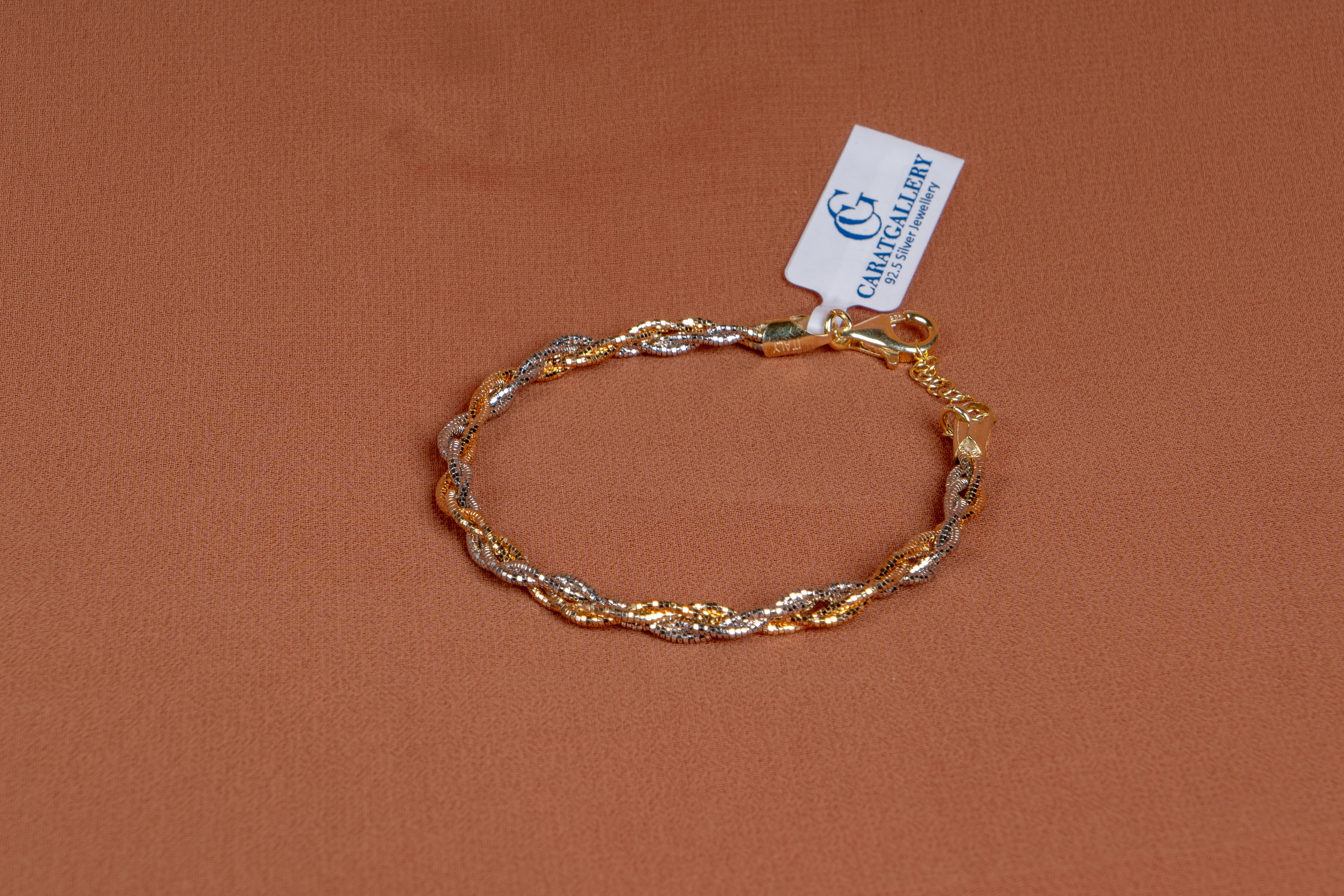 Aveline Twisted Rope Two-Tone Bracelet
