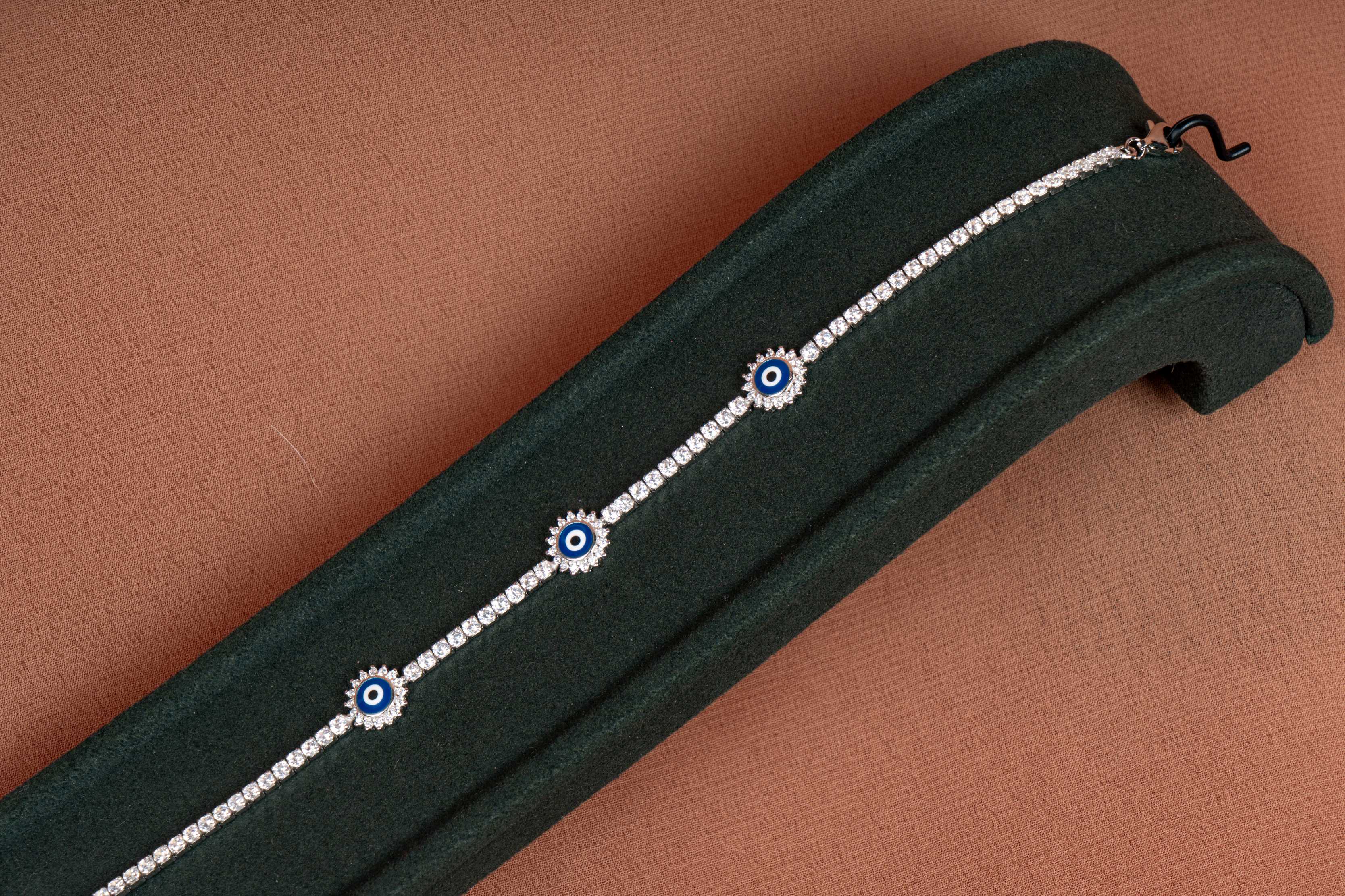 Aurelia Evil Eye Crystal Bracelet