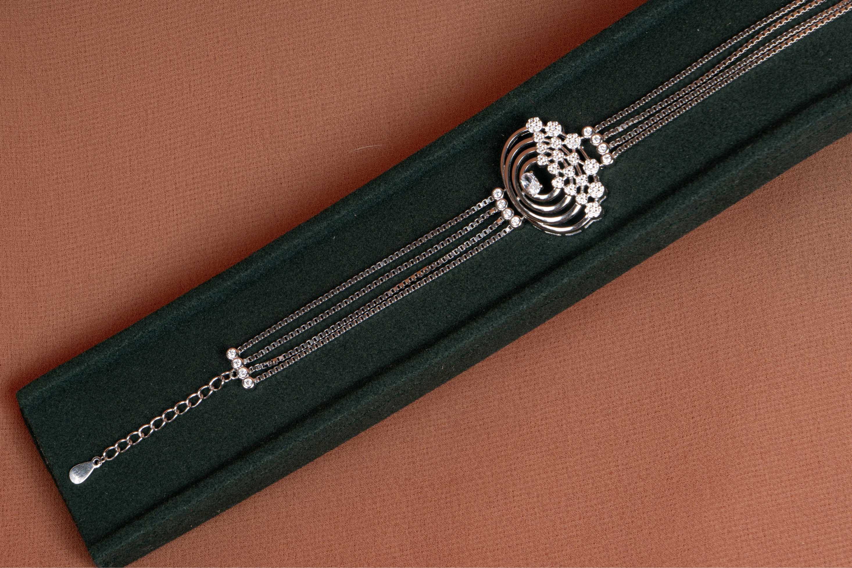 Celestia Cascade Crystal Bracelet