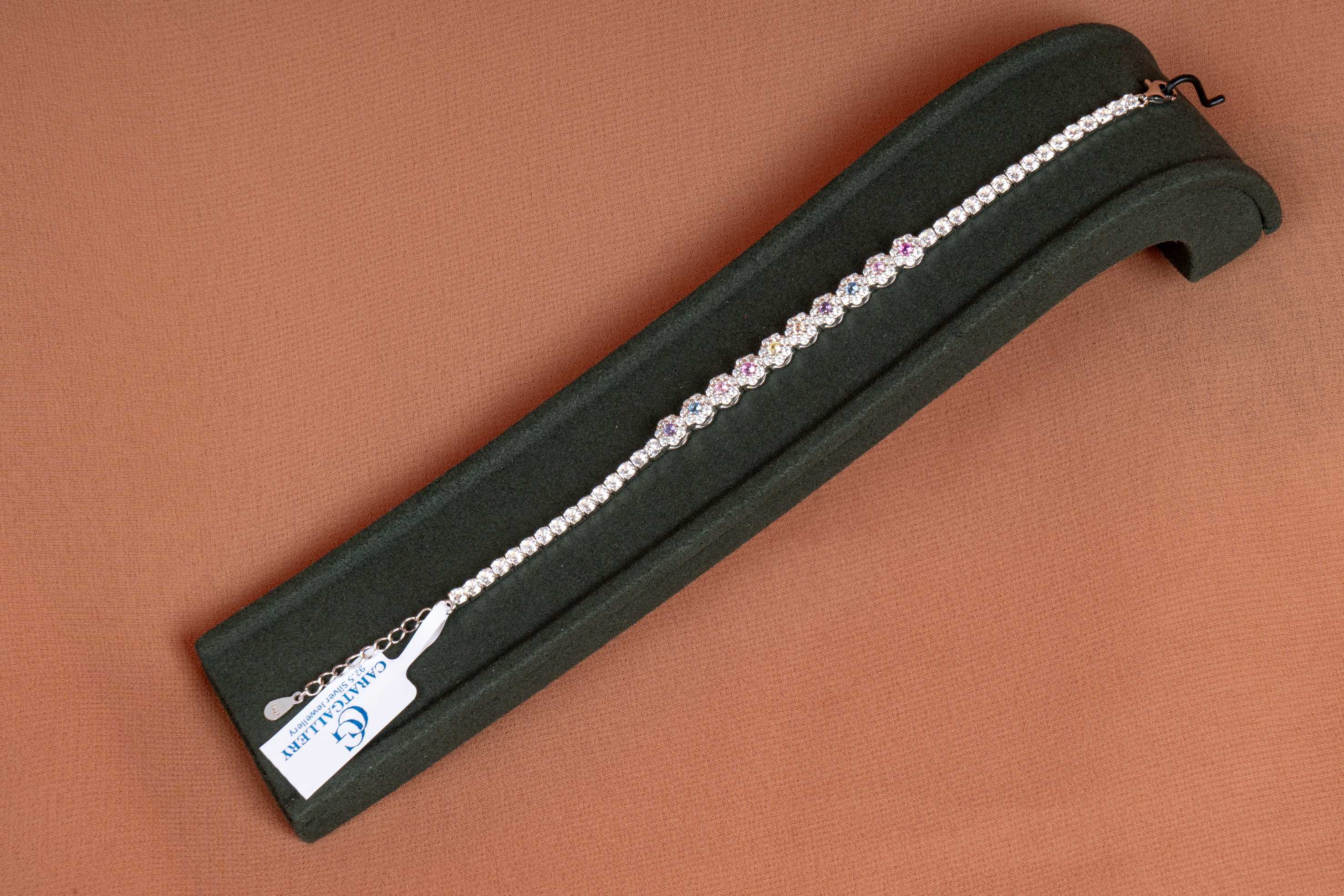 Lunaria Blossom Crystal Bracelet