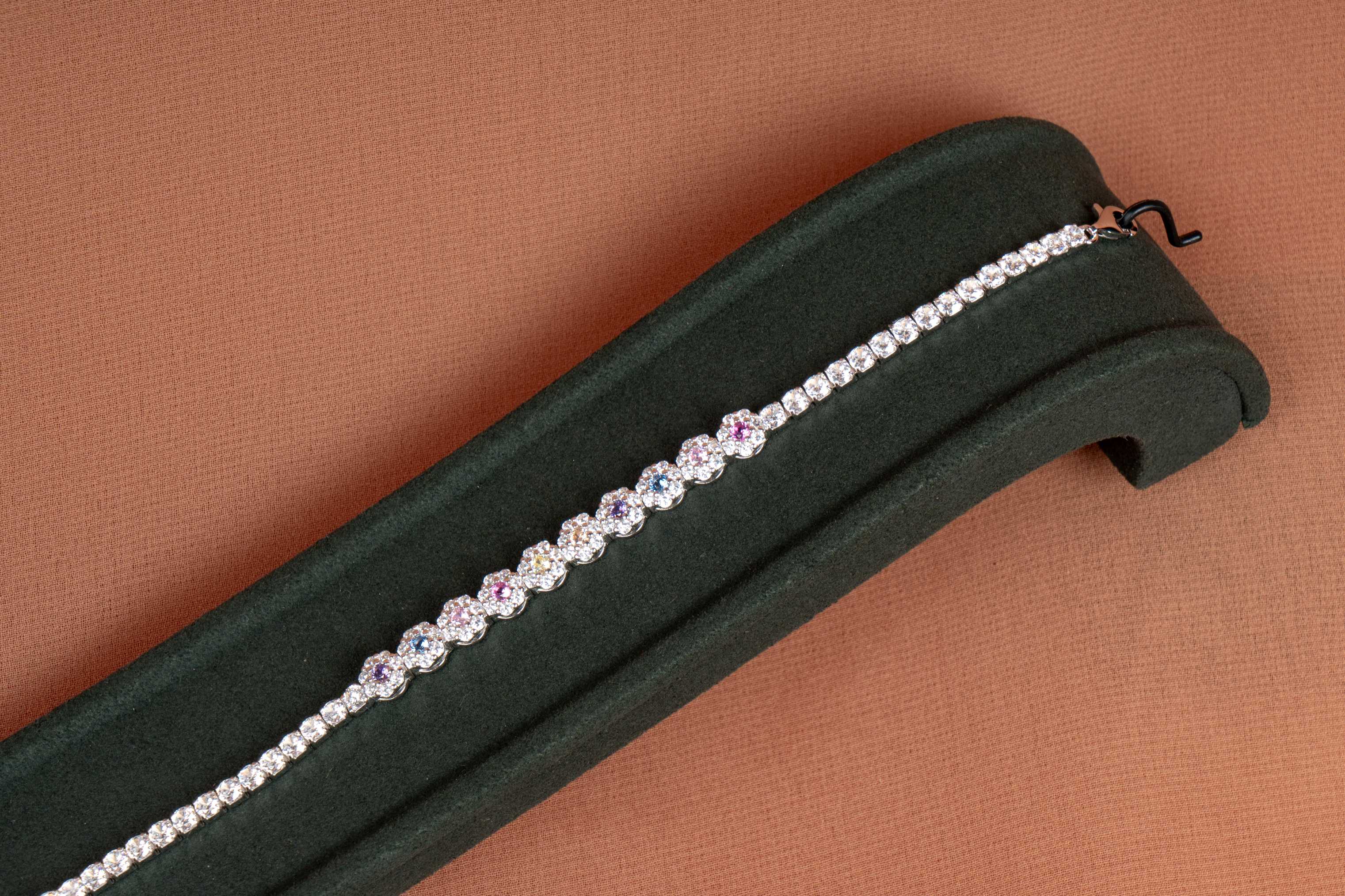 Lunaria Blossom Crystal Bracelet