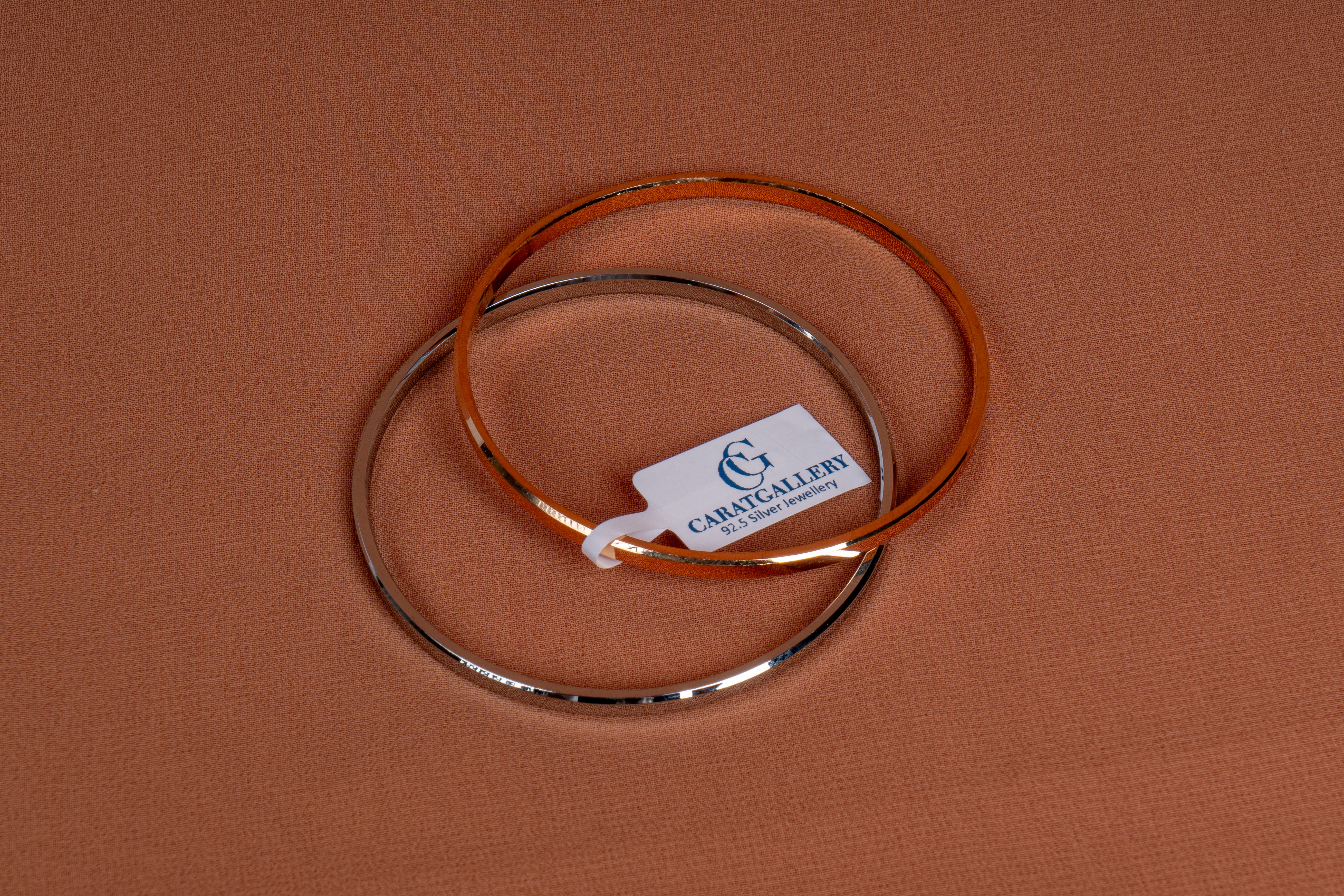 Aureli Dual Tone Bangle Set