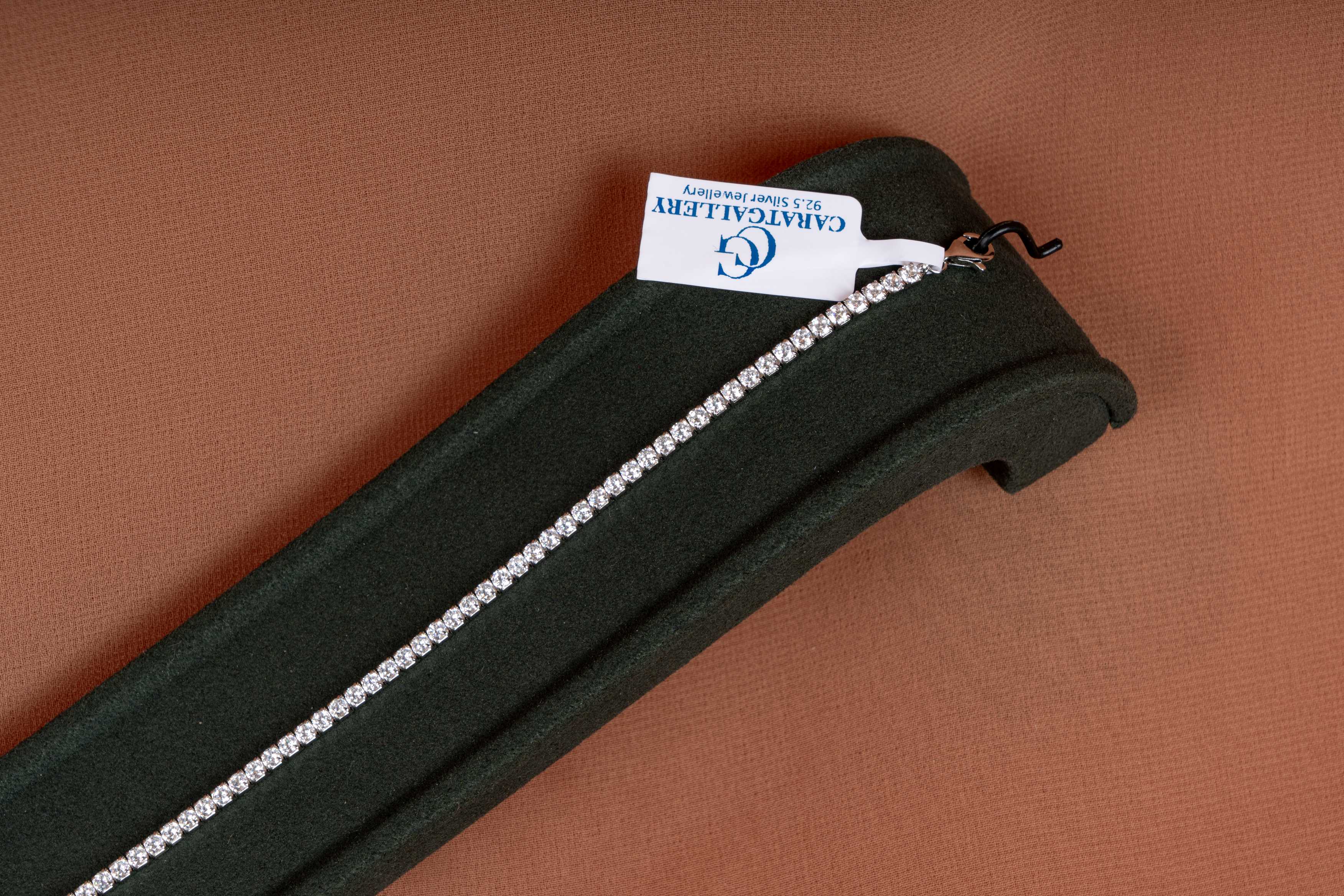 Classic Tennis Silver Bracelet