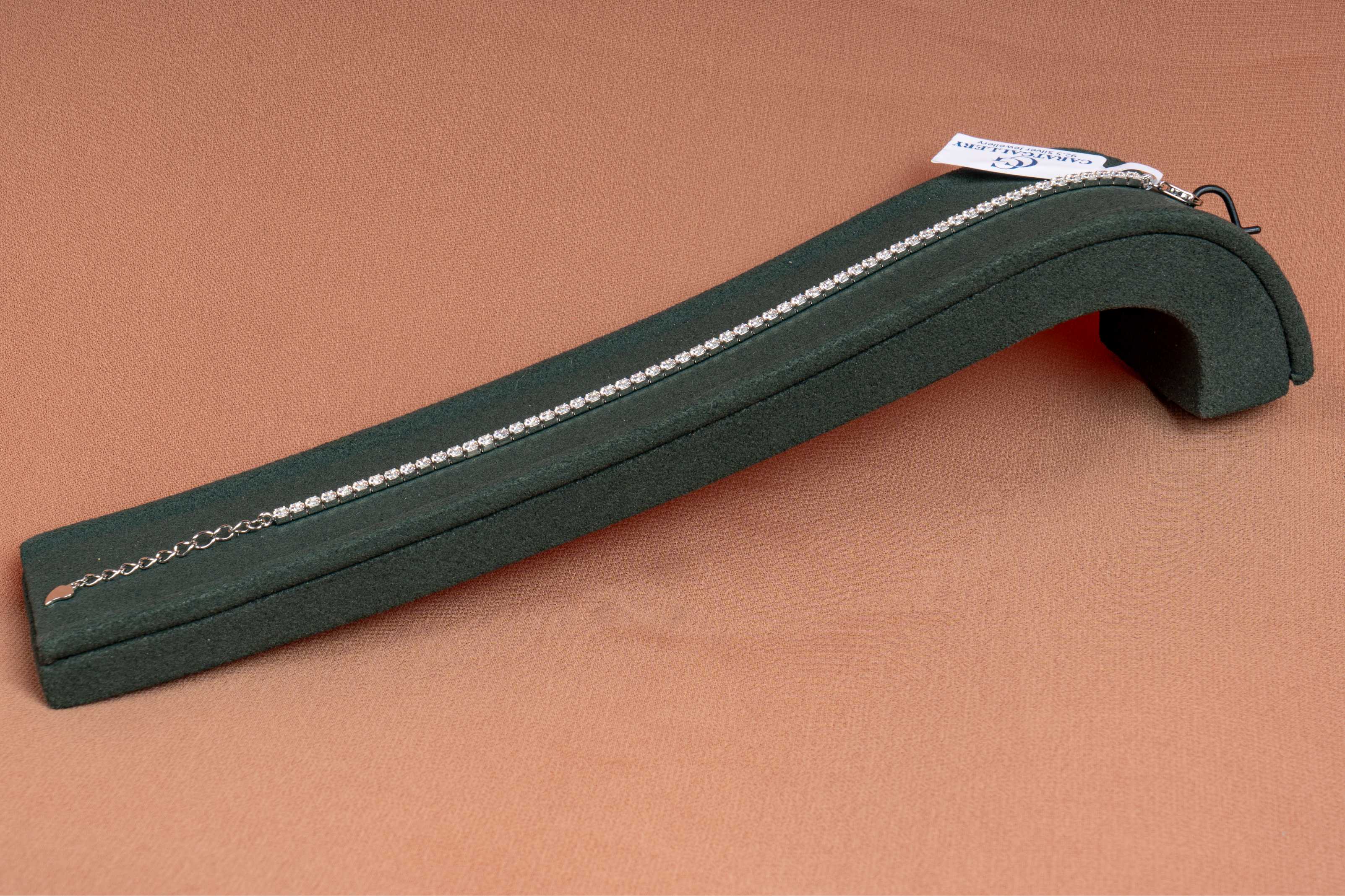 Classic Tennis Silver Bracelet