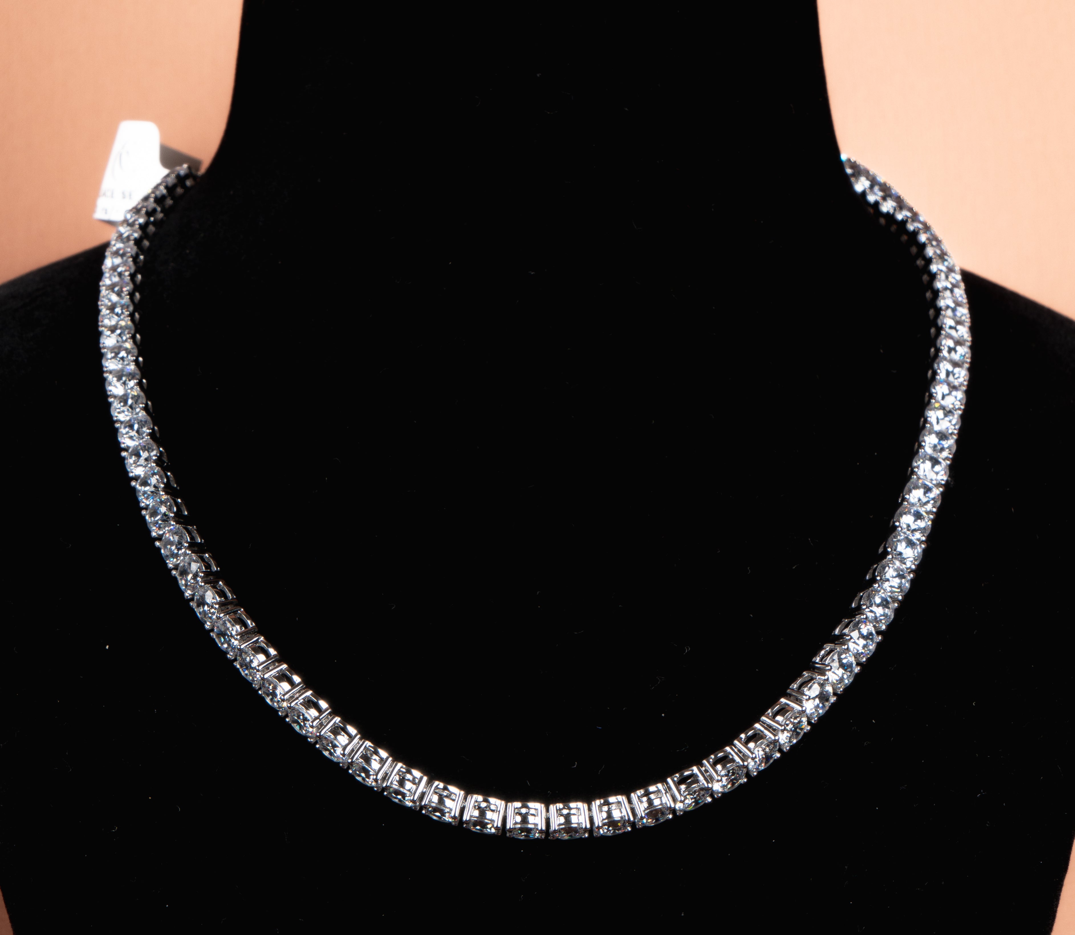 Virelle Tennis Silver Necklace